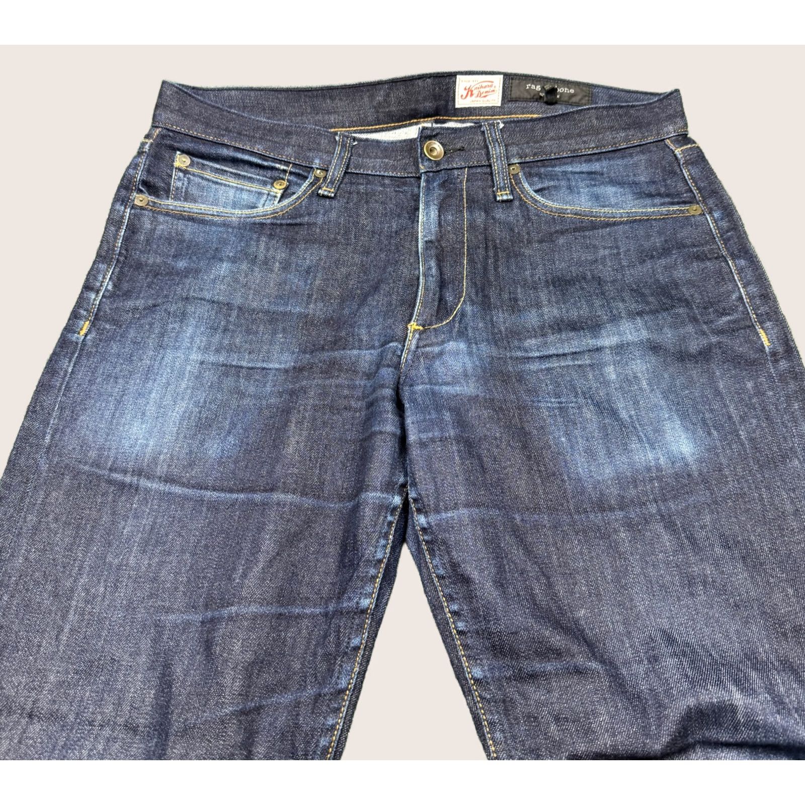 Rag & Bone rag & bone Jeans 32x28 Denim Slim Mid Blue 5-Pocket Japan Vintage No Mens Jeans Size US 32 / EU 48 - 1 Thumbnail