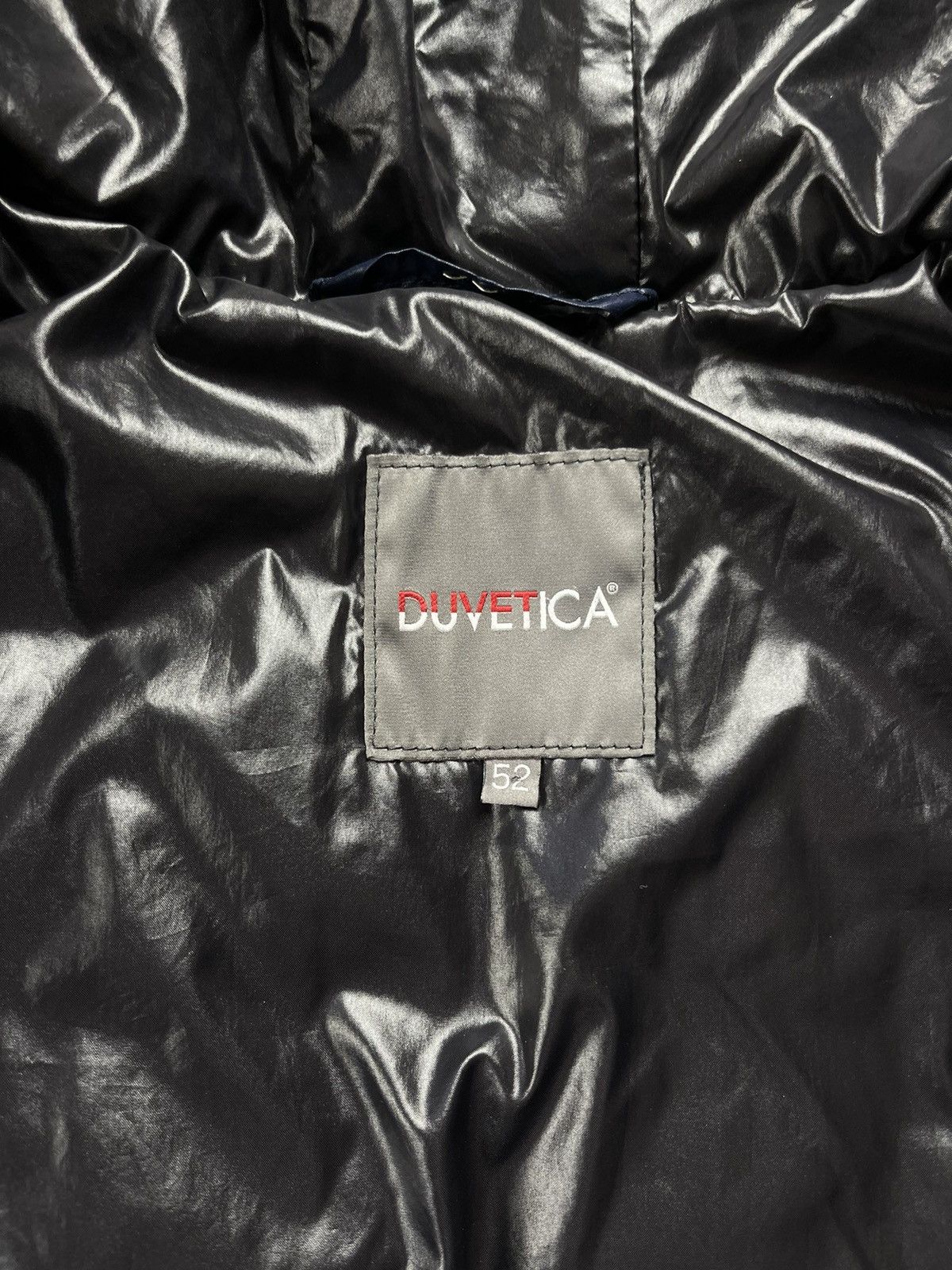 Duvetica Duvetica Hooded Goose Down Puffer Jacket Navy Blue Size 52 Size US L / EU 52-54 / 3 - 12 Thumbnail