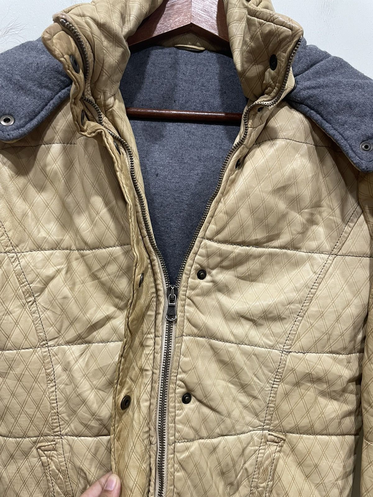 Giorgio Brato × Vintage Giorgio Brato Leather Jacket Size US XXS / EU 40 - 3 Thumbnail