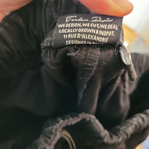 Other Tealer High Waisted Black Cargo Pants - Eu Large Size 29" - 7 Thumbnail