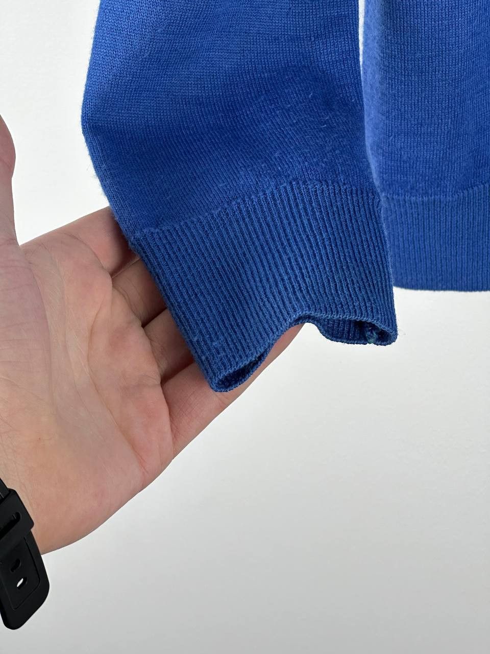 Aquascutum × Vintage Aquascutum Vintage Blue Luxury Logo Wool Sweater Size US M / EU 48-50 / 2 - 6 Thumbnail
