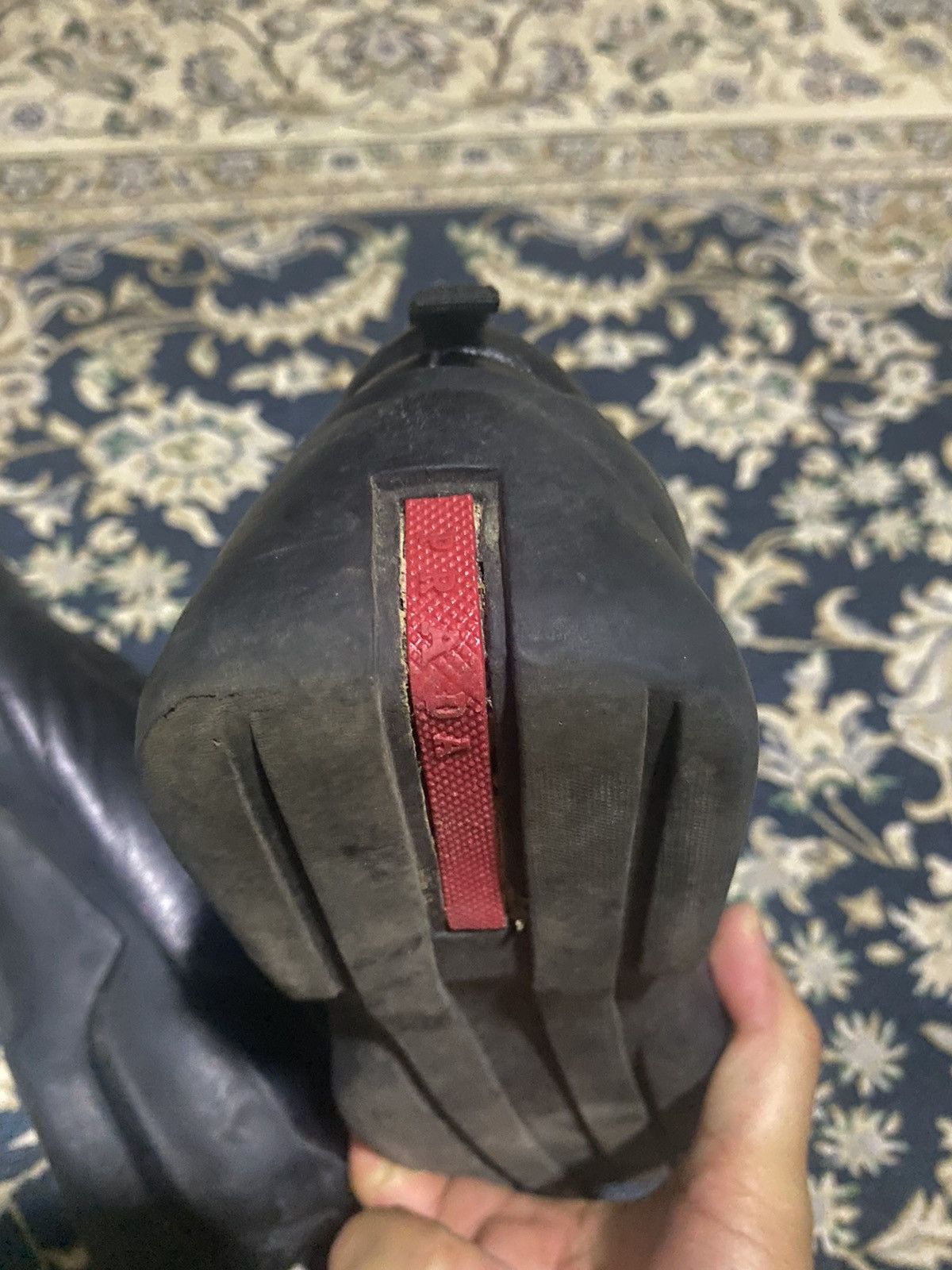 Prada × Vintage FW99 Prada Sport Neoprane Slip On Trainers Size US 9.5 / EU 42-43 - 6 Thumbnail