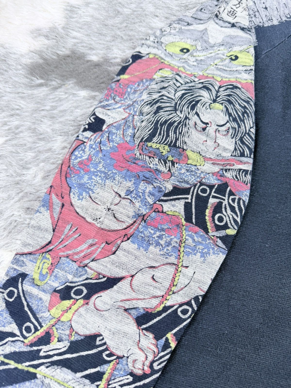 Japanese Brand Vintage KARAKURI TAMASHI Japanese Devil Traditional Motive Size US XL / EU 56 / 4 - 10 Thumbnail