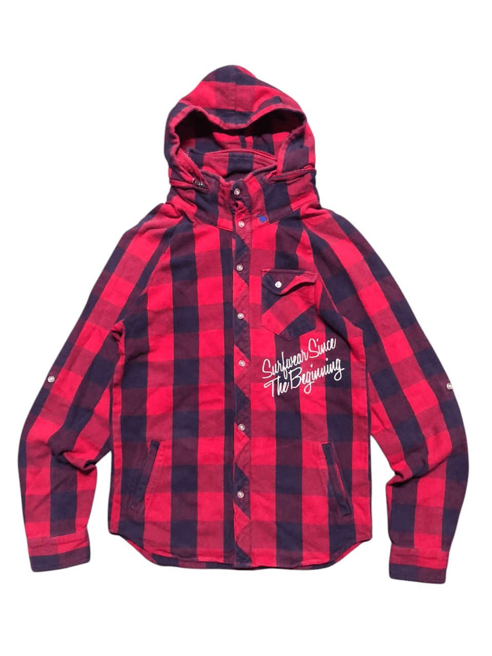 Gotcha × Vintage Vintage Gotcha Surf California Flannel Shirt Jacket Hoodie Size US S / EU 44-46 / 1 - 2 Thumbnail