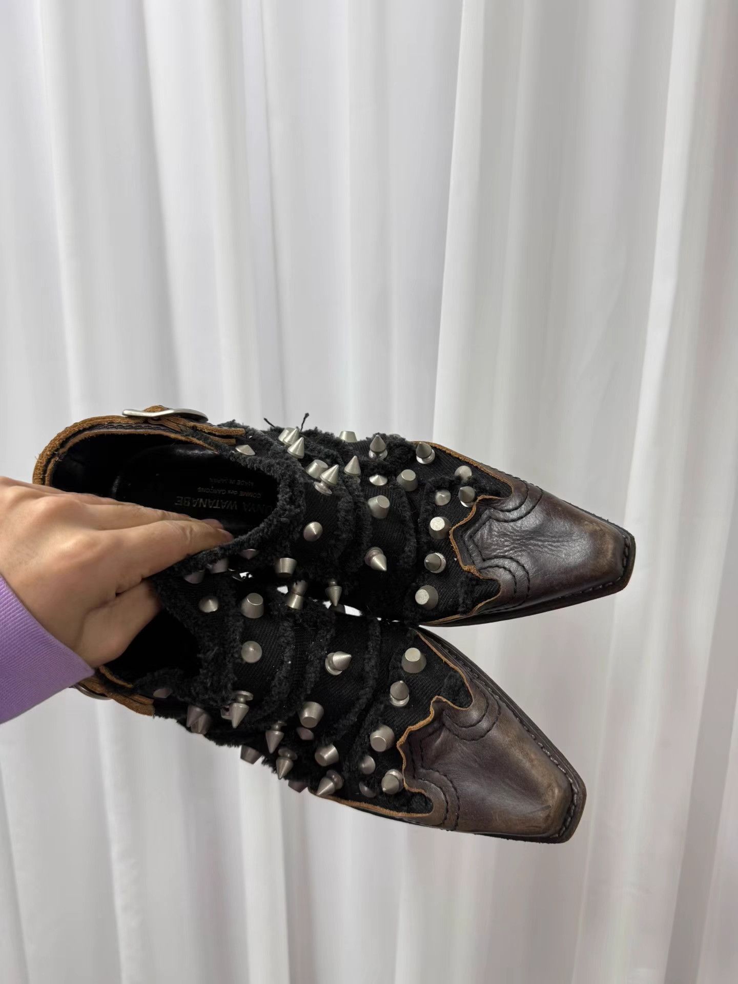 Junya Watanabe Junya Watanabe x CDG Studded Pointed Toe Boots K20 Size US 8 / EU 41 - 5 Thumbnail