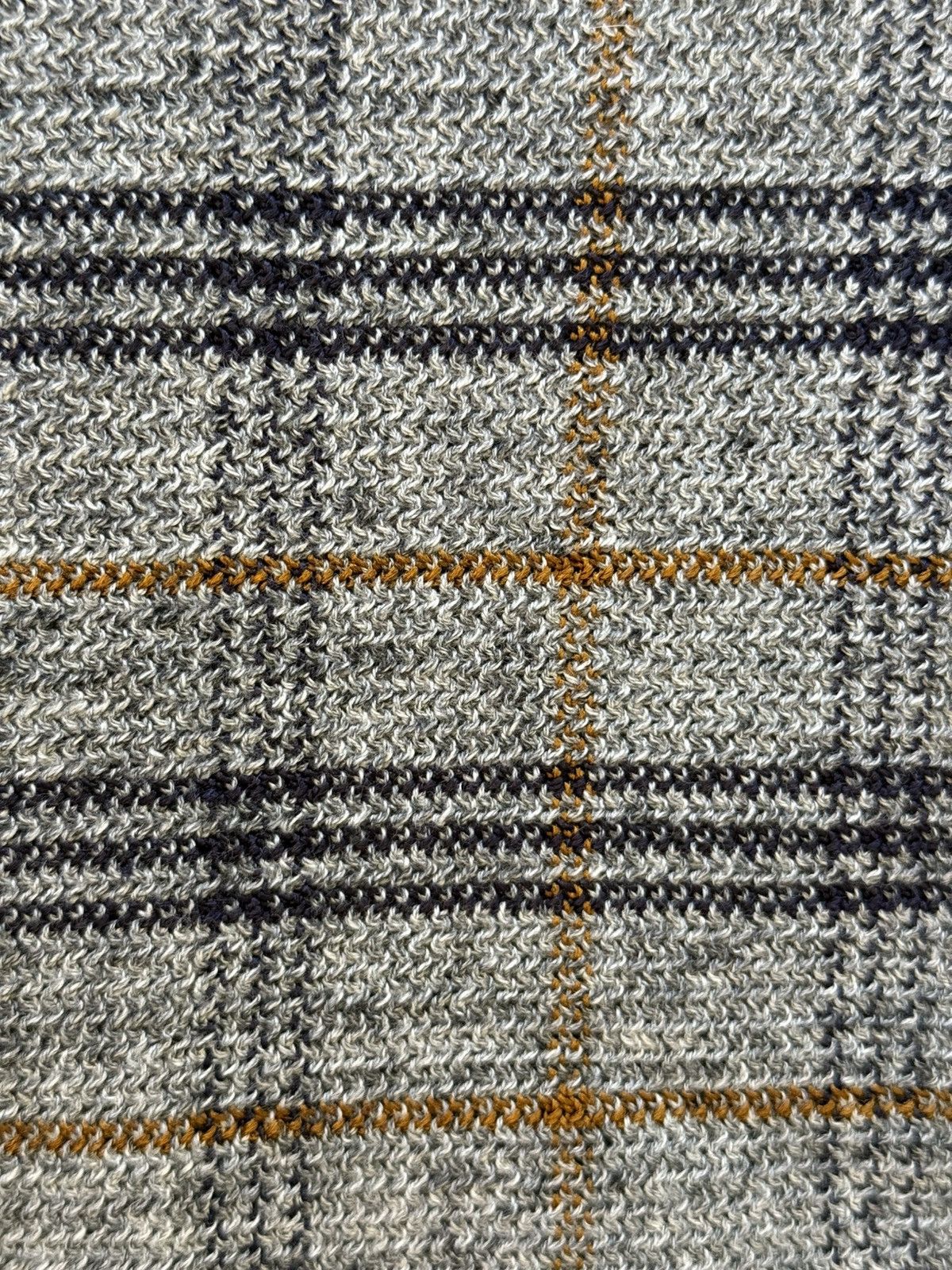 The Elder Statesman Vintage Plaid Knit Polo Size US L / EU 52-54 / 3 - 3 Thumbnail
