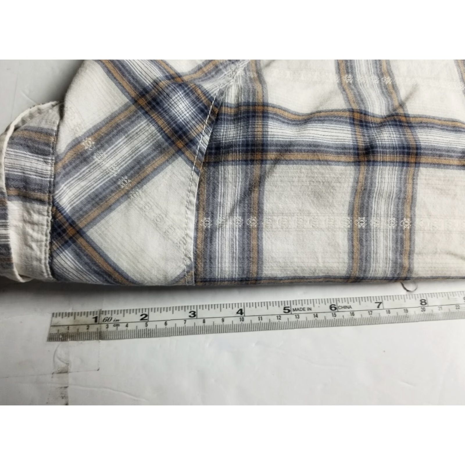 Lucky Brand Lucky Brand Western Shirt Plaid Button-Up Snaps Long Sleeve Men Small Multicolor Cotton Pocketed All Seasons Casual Travel Workwear Stains Size US S / EU 44-46 / 1 - 5 Thumbnail