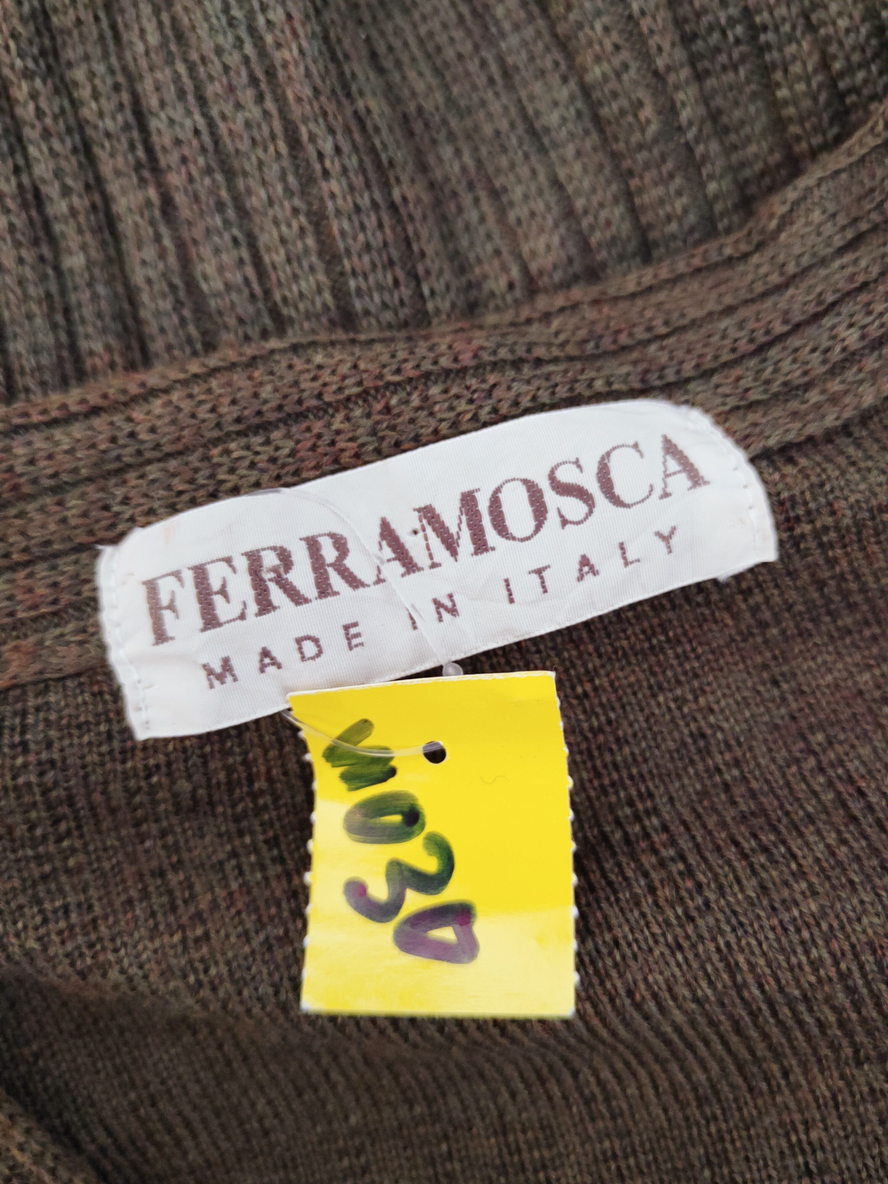 Vintage FerraMosca Italy designer ripped Knitwear Sweatshirts #W030 Size US L / EU 52-54 / 3 - 16 Thumbnail