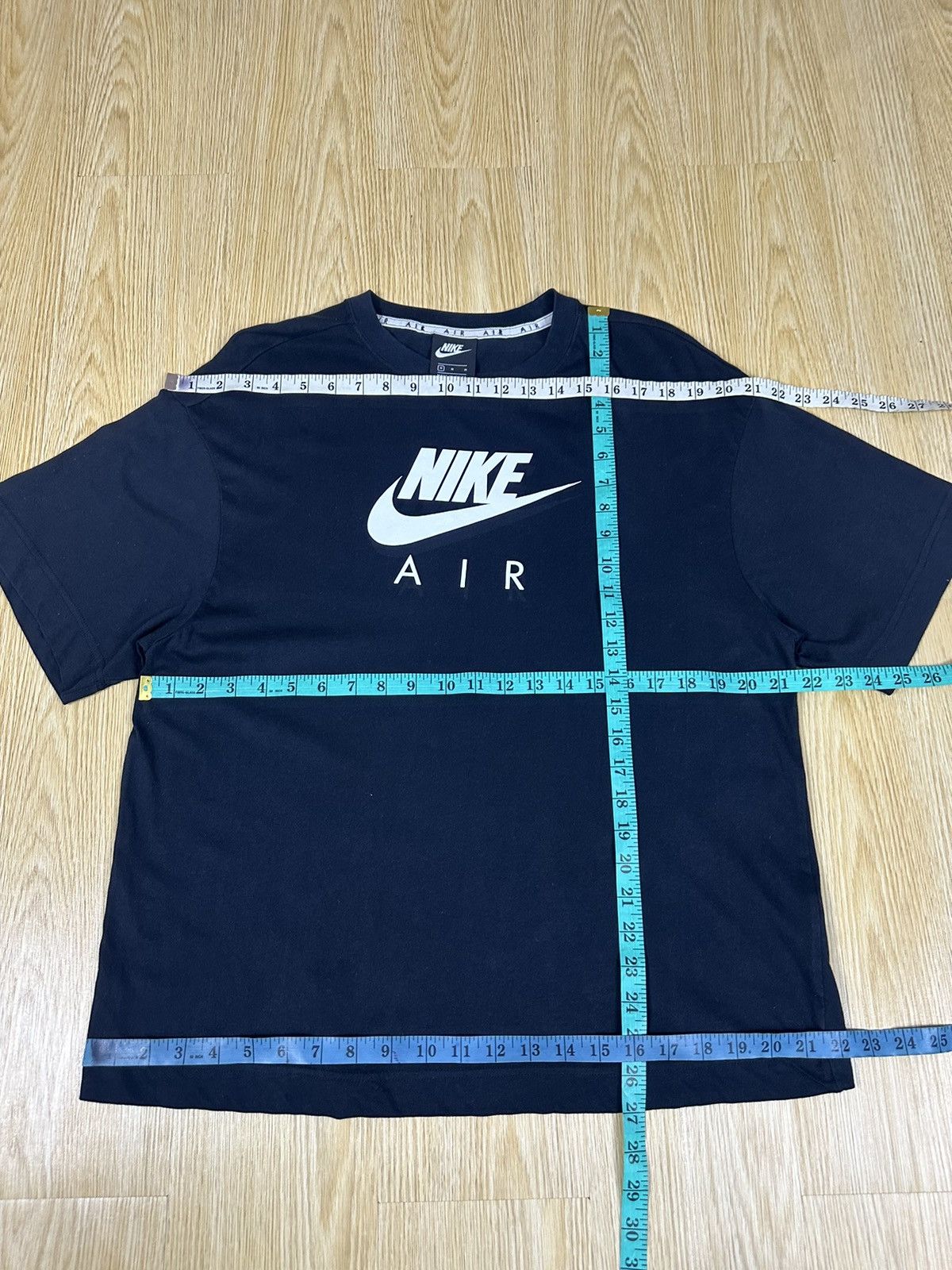 Nike Nike Air Baggy Boxy Black TShirt A396 Size US M / EU 48-50 / 2 - 4 Thumbnail