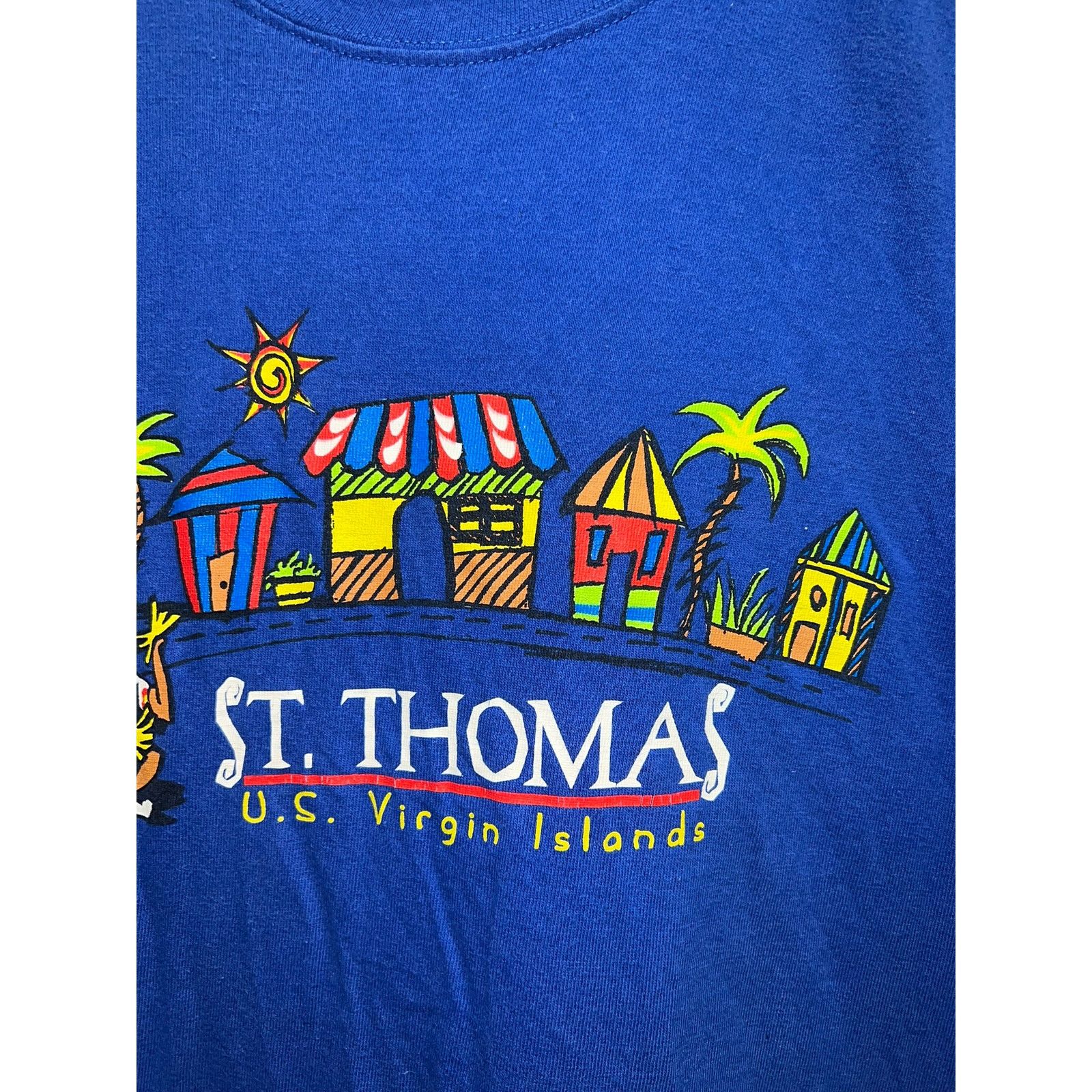Vintage Vintage Virgin Islands Shirt St. Thomas US Tropic Plus Tee L Size US L / EU 52-54 / 3 - 3 Thumbnail