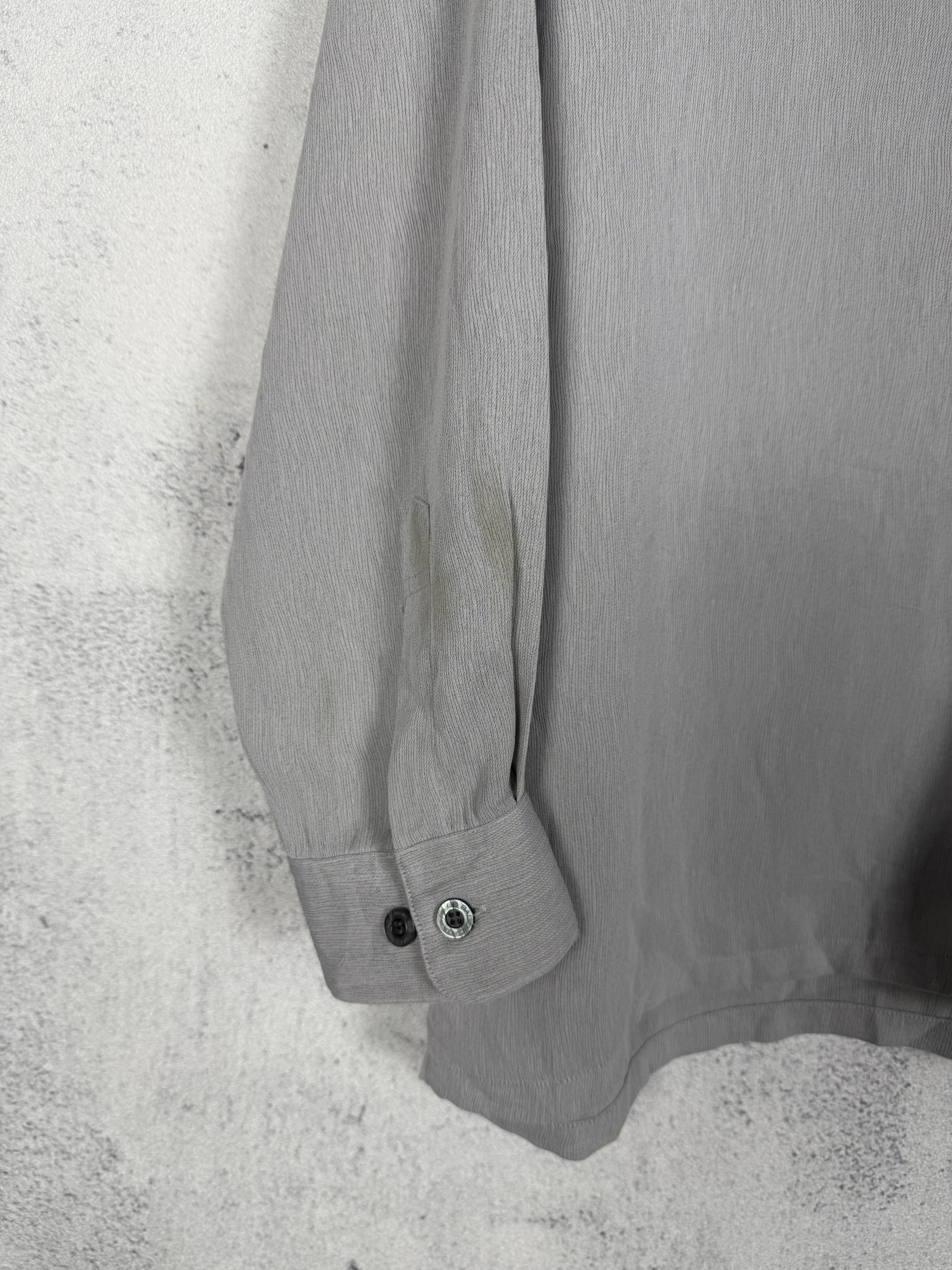 Balenciaga Vintage Balenciaga Grey Shirt Size US L / EU 52-54 / 3 - 4 Thumbnail