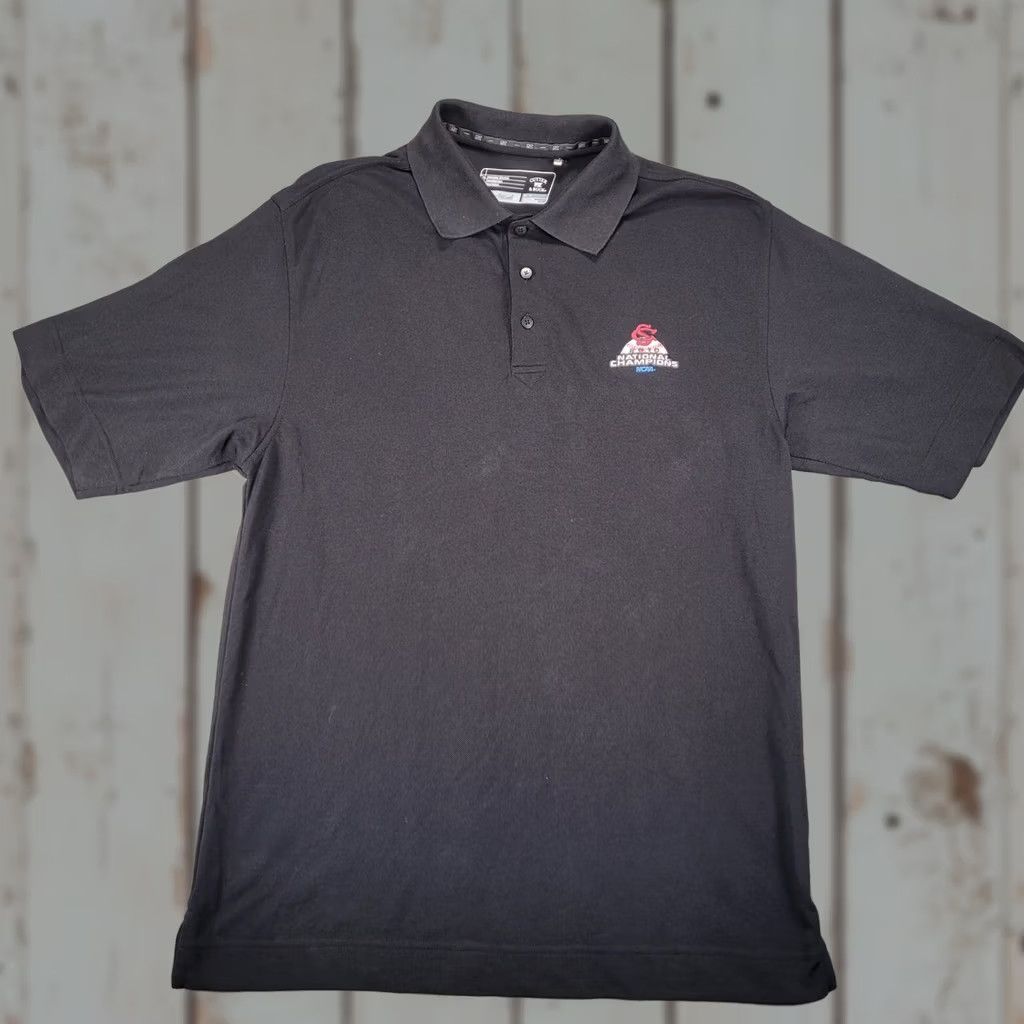 Cutter & Buck Cutter & Buck USC Gamecocks Polo Shirt 2010 NCAA National Champions Black M Men Size US M / EU 48-50 / 2 - 1 Thumbnail