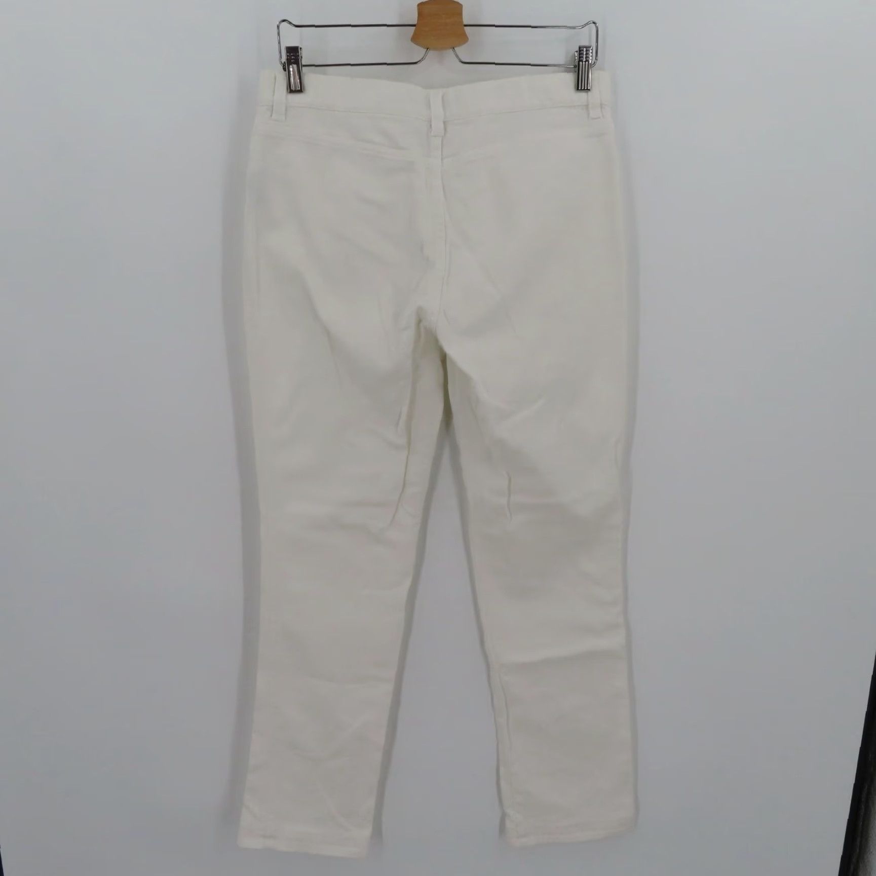Ralph Lauren Ralph Lauren Womens Jeans LRL Lauren Jeans Co Straight Leg 6 White Denim Pockets Zip Button Size 28" / US 6 / IT 42 - 5 Thumbnail