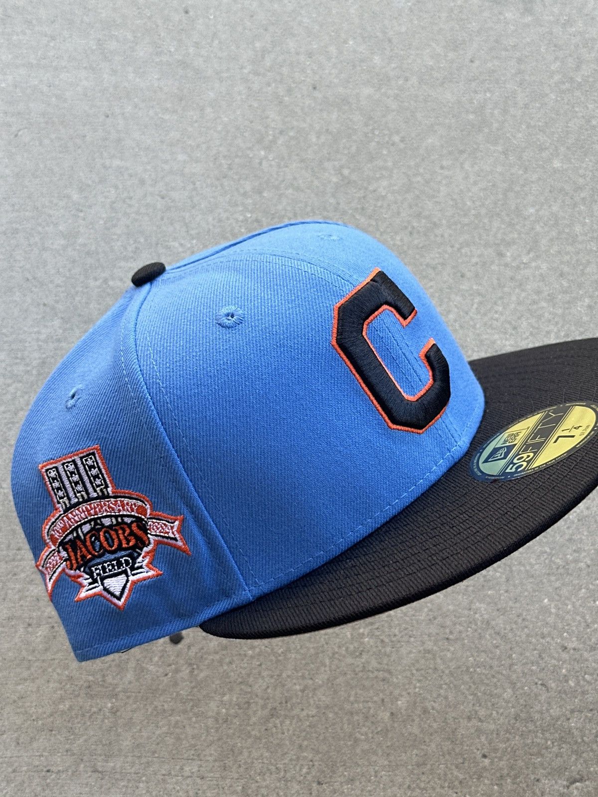 Hat Club × MLB × New Era Cleveland Indians OG NBA Crossover Cool Fashion Hat 7 1/4 Size ONE SIZE - 1 Thumbnail
