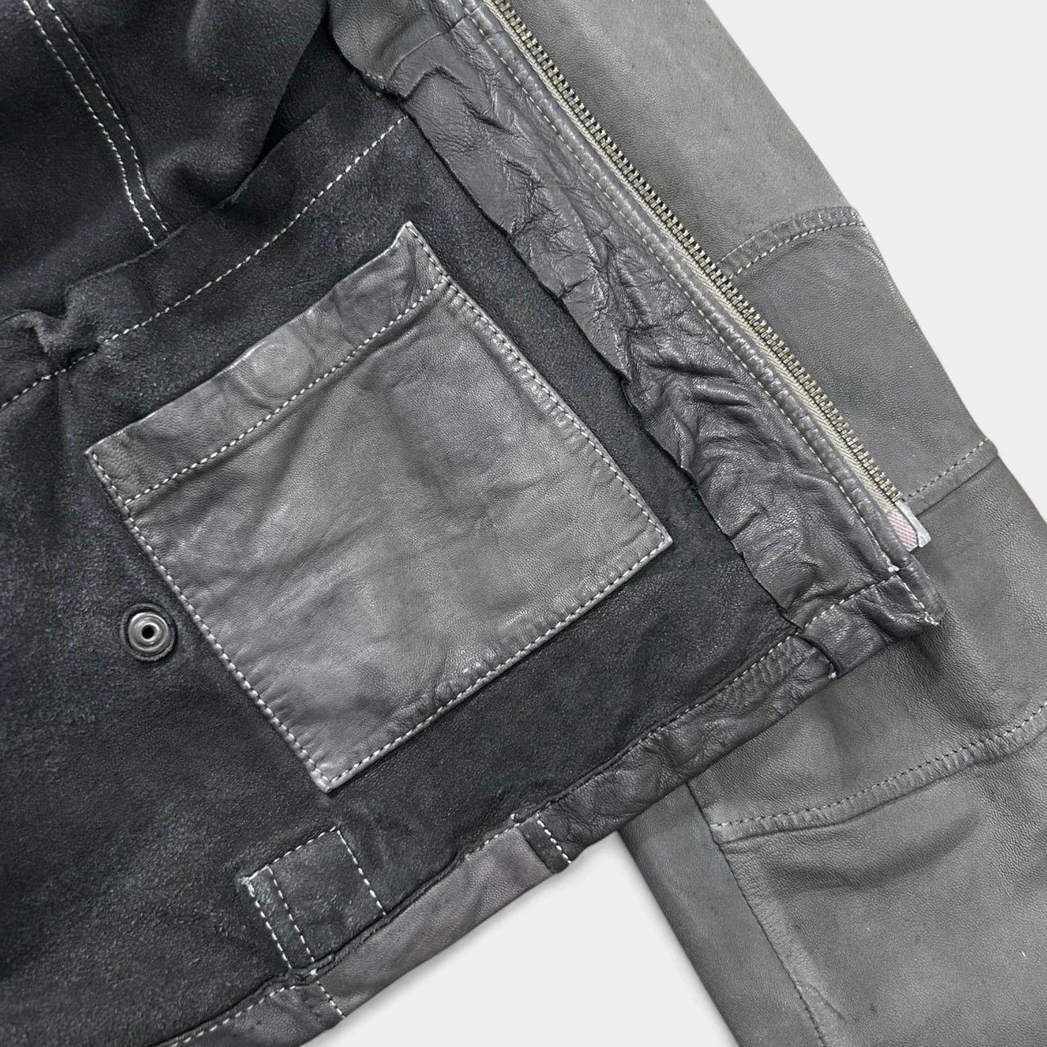 Armani Armani Jeans 2000s Elegant Sport Ovine Leather Jacket Size US XL / EU 56 / 4 - 9 Thumbnail
