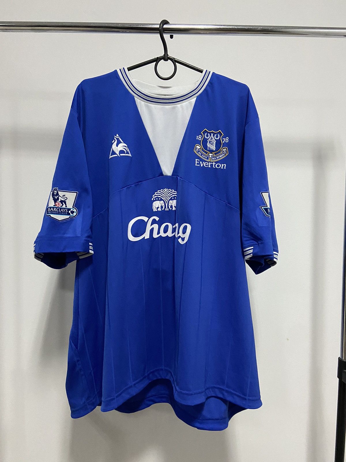Le Coq Sportif × Vintage Le Coq Sportif Everton jersey Cahill 17 big logo football Size US XXL / EU 58 / 5 - 1 Thumbnail