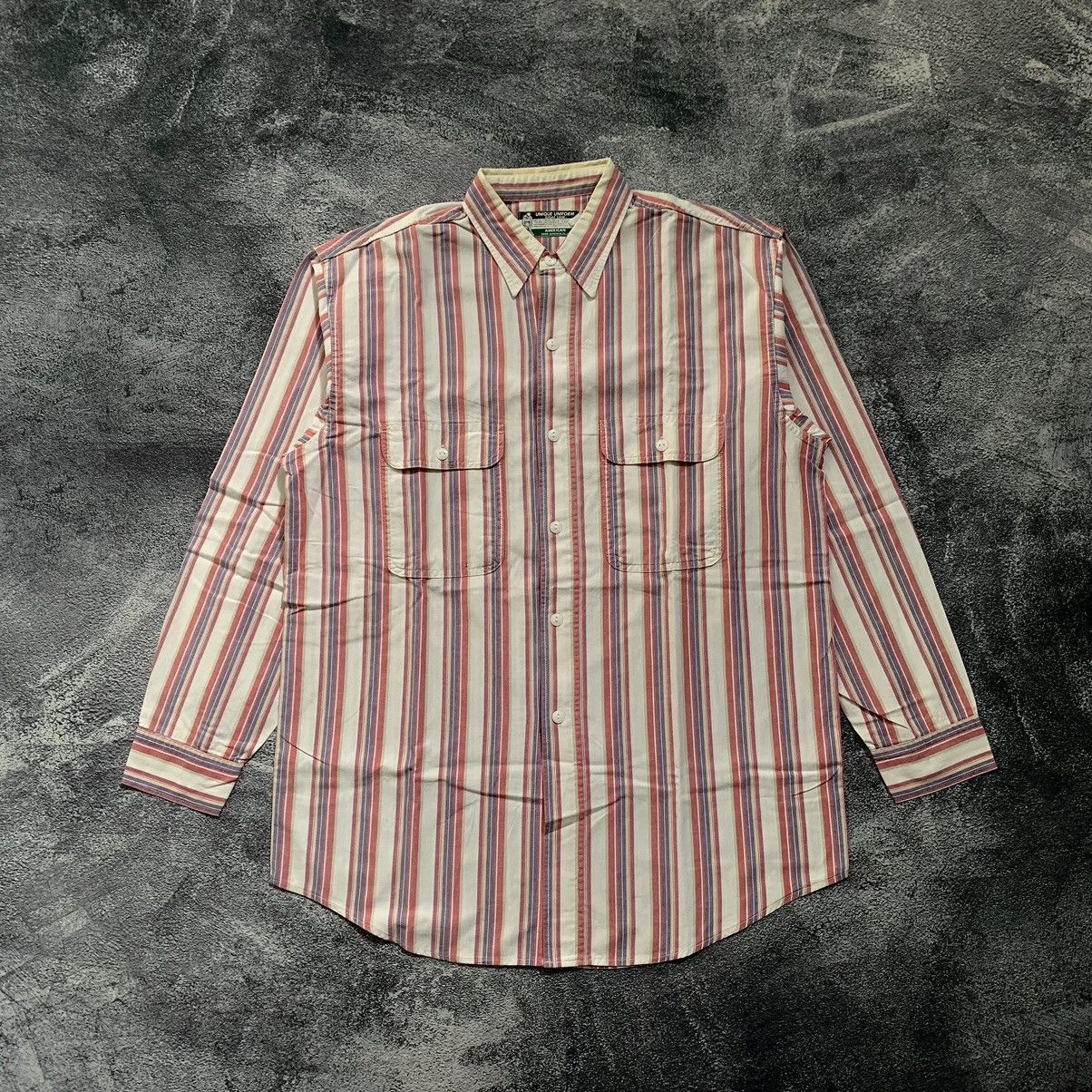 Vintage Sugar Cane Striped 2024 Long Sleeve Button Shirt