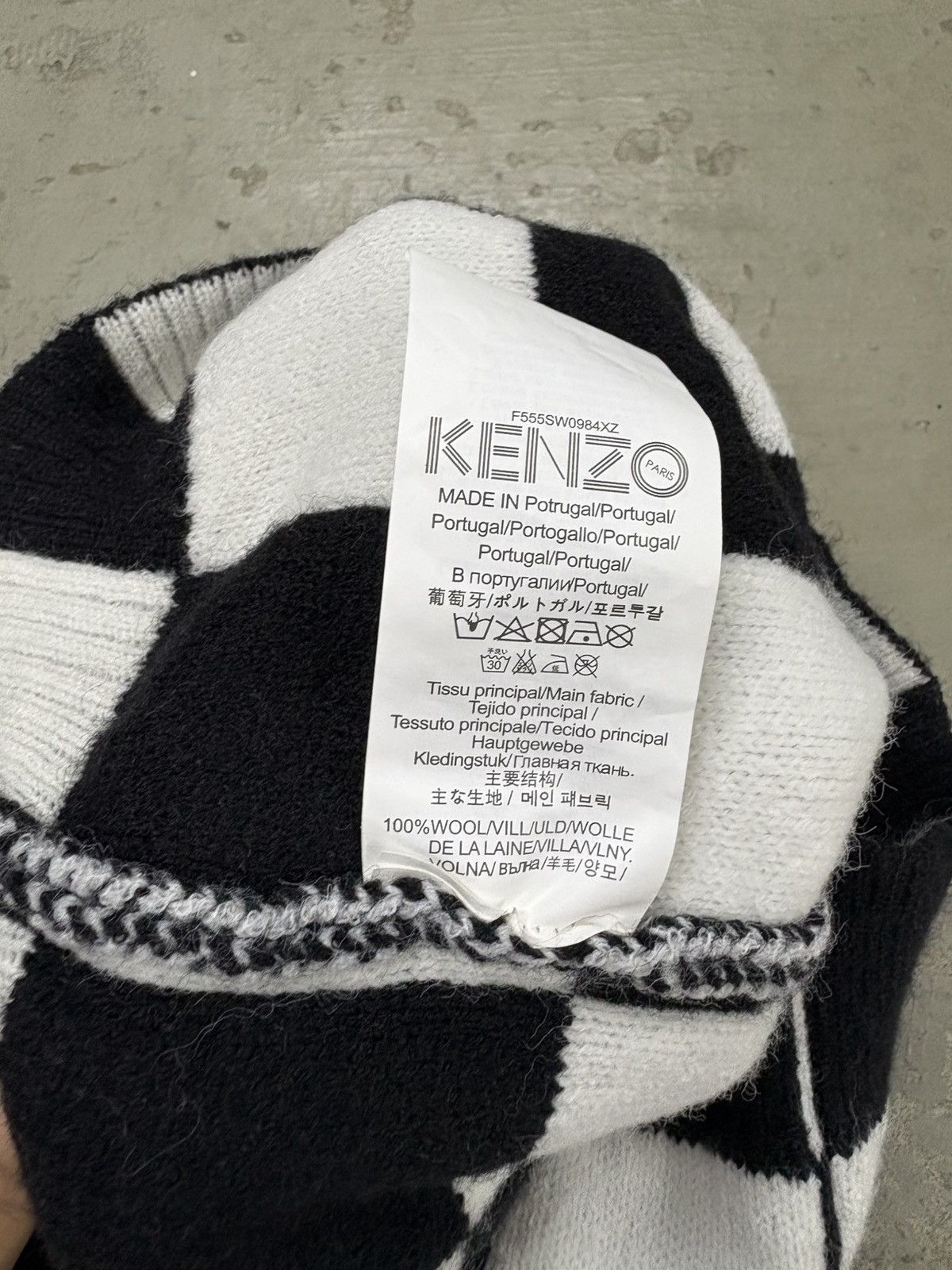 Kenzo Kenzo Paris sweater checkered knitted vintage Size US M / EU 48-50 / 2 - 7 Thumbnail