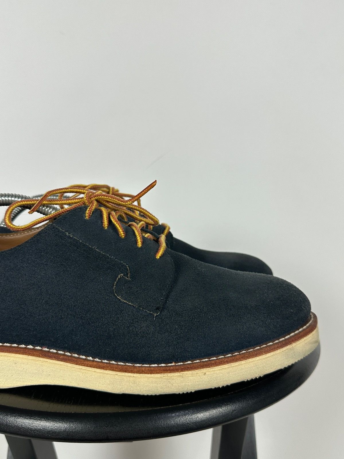 Red Wing Red Wing Postman Navy Blue Suede Oxford Shoes Size US 9 / EU 42 - 14 Thumbnail