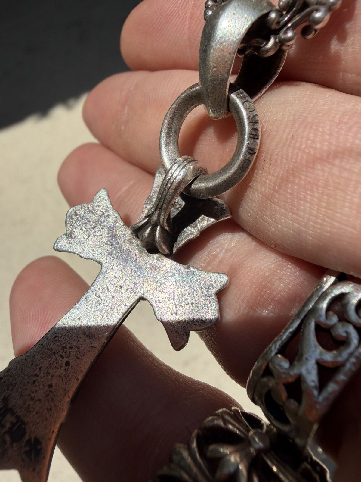 Chrome Hearts Chrome Hearts double cross pendant with Bale Size ONE SIZE - 7 Thumbnail