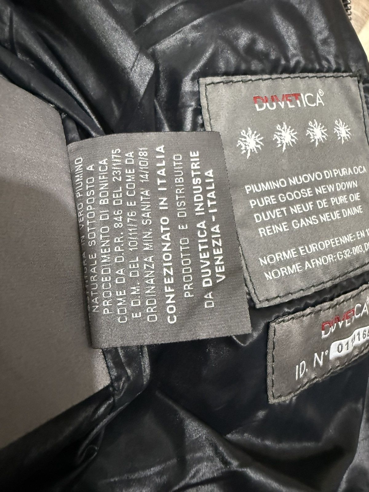 Duvetica DUVETICA FULL ZIPPER LEATHER PUFFER JACKET Size US M / EU 48-50 / 2 - 13 Thumbnail