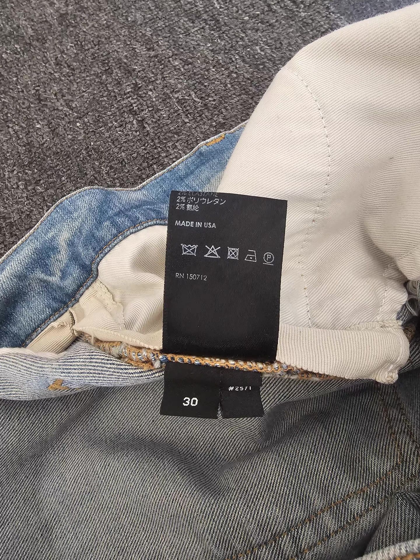 Amiri Amiri Jeans Q4 Size US 32 / EU 48 - 7 Thumbnail