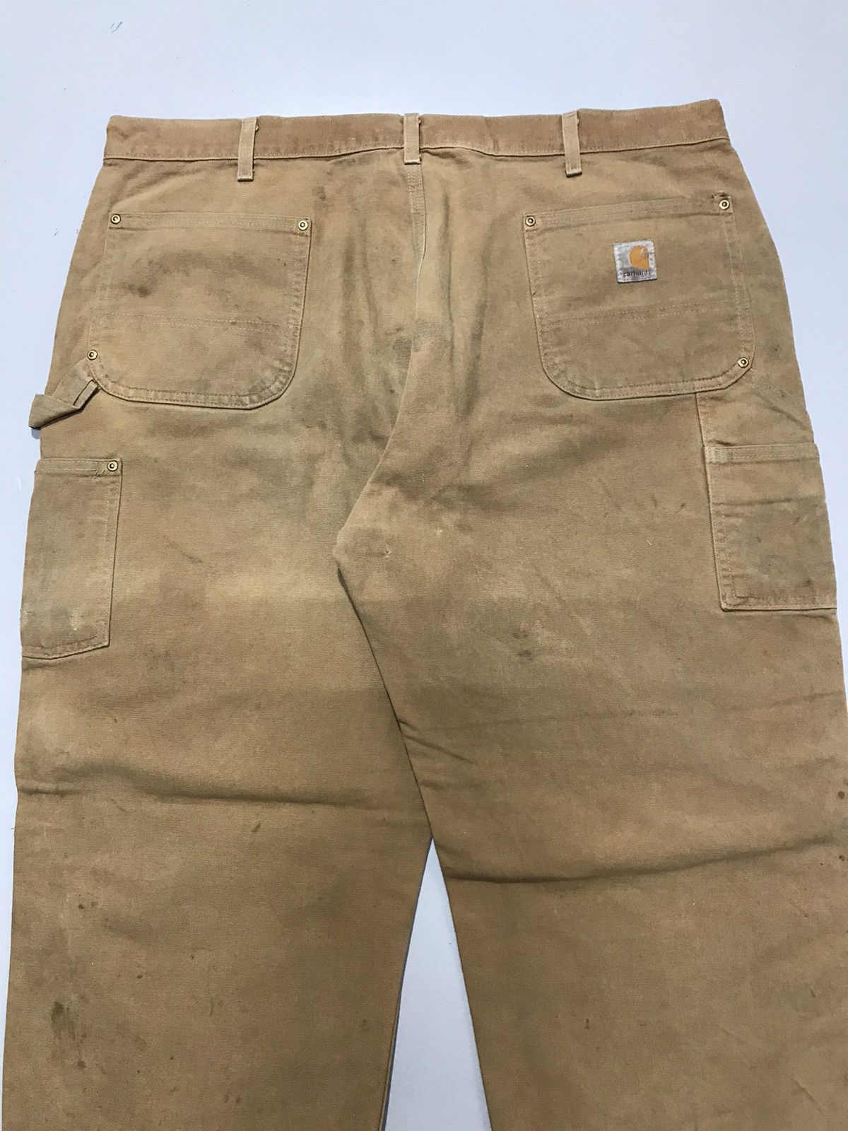 Carhartt Vintage Carhartt B01 BRN double knee dusty workwear Size US 40 / EU 56 - 10 Thumbnail