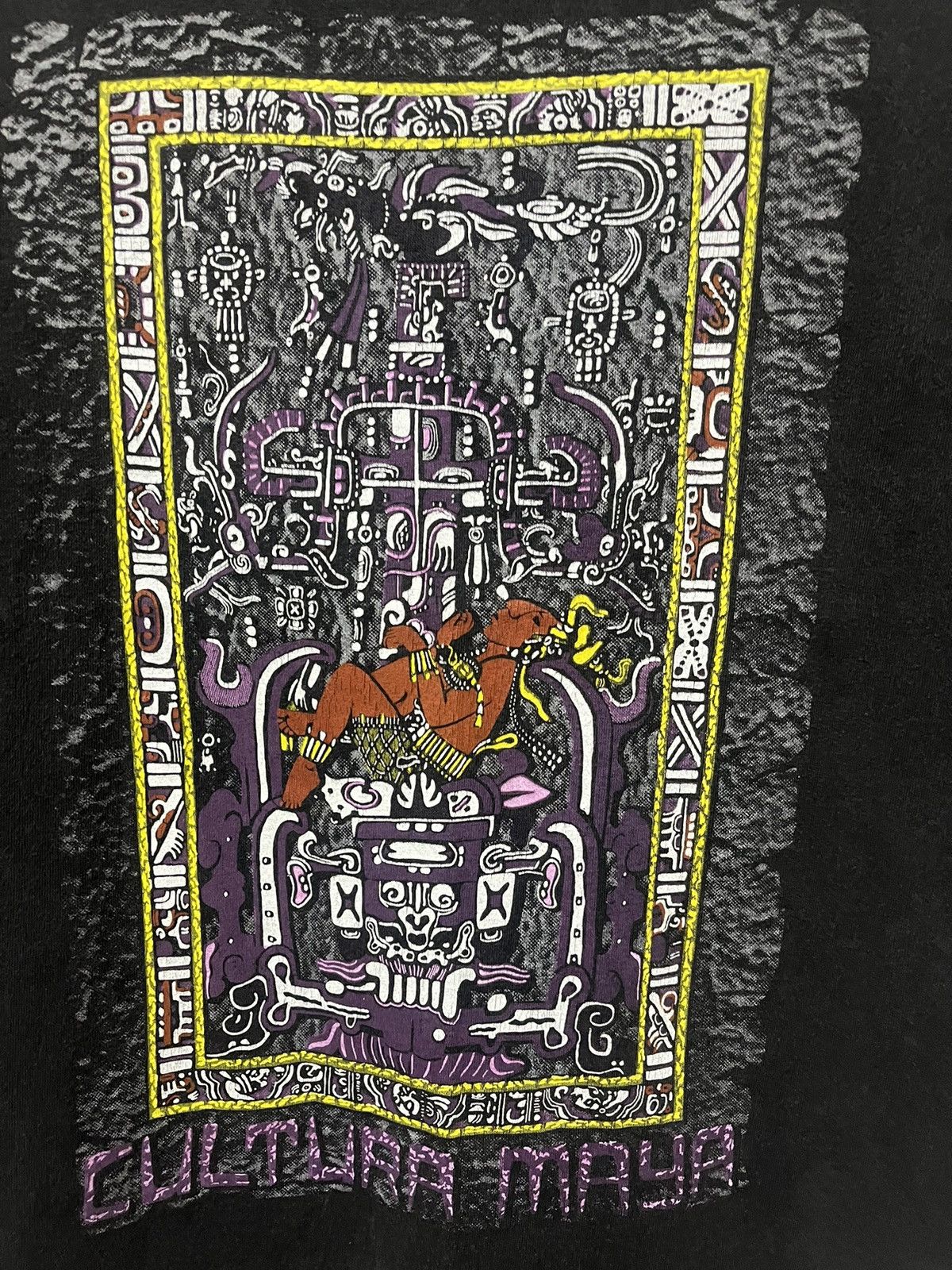 Vintage Vintage 90’s Cultura Maya Mesoamerican Art Tee Size US L / EU 52-54 / 3 - 2 Thumbnail