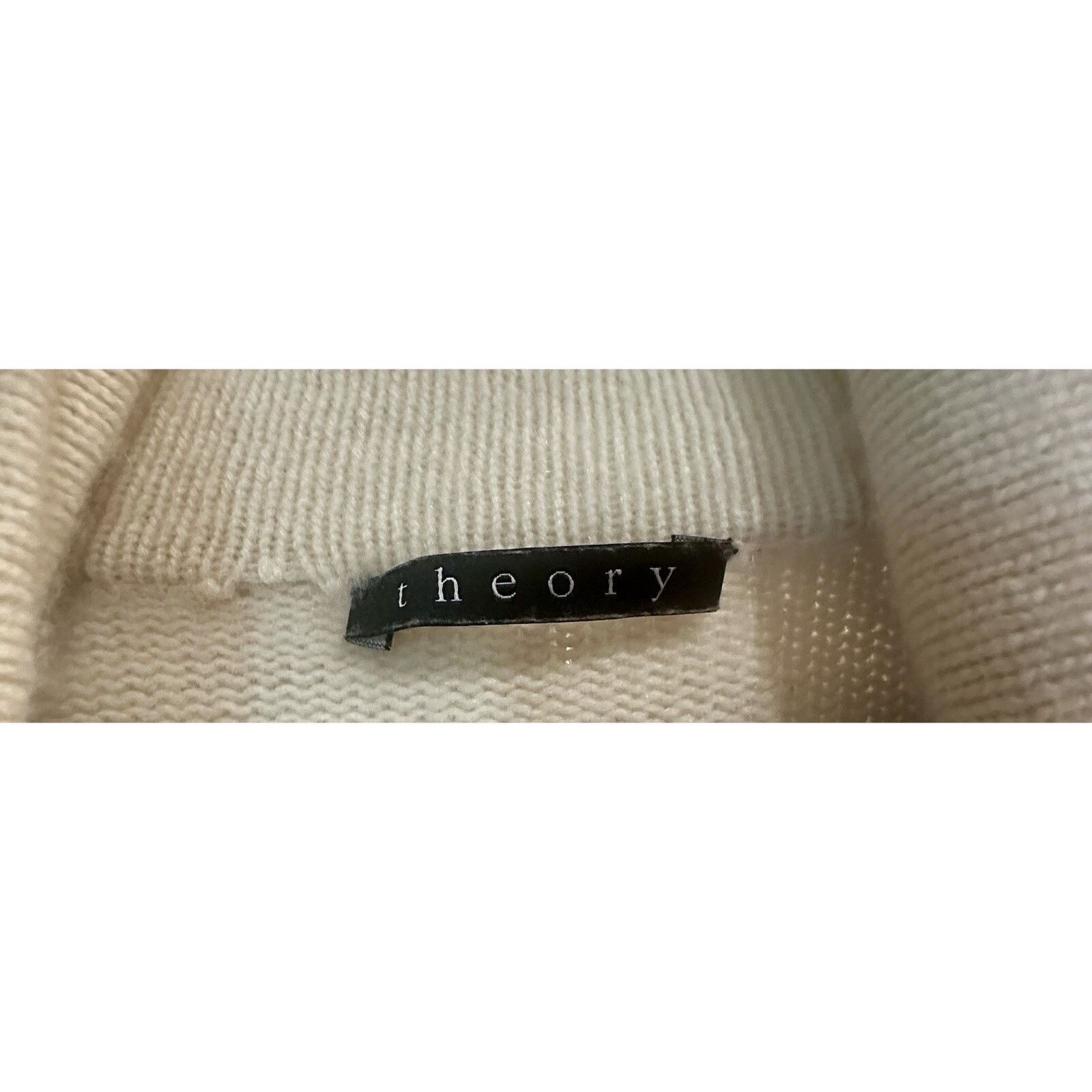 Theory Theory Nobiz Cashmere Open Cardigan Sweater Size Small Cream Size S / US 4 / IT 40 - 3 Thumbnail