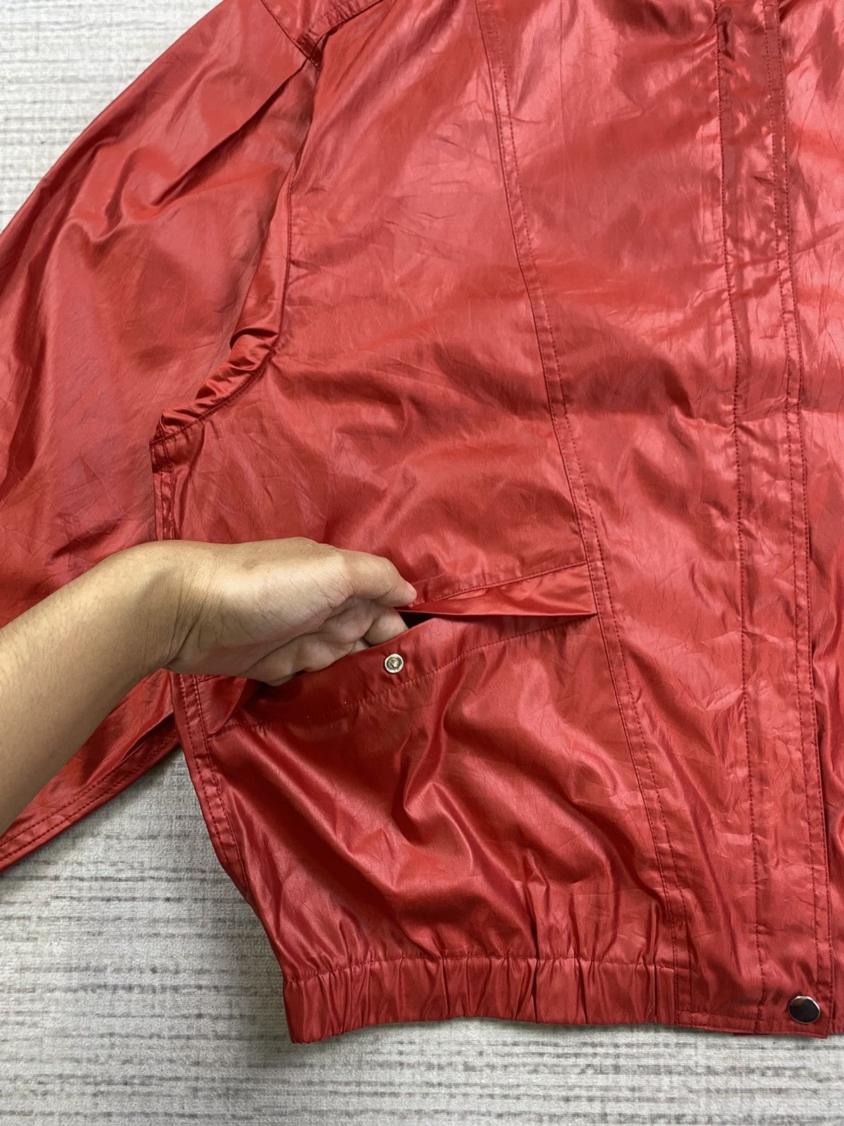 Christian Dior Monsieur × Vintage Vintage Christian Dior Sport Red Bombers Style Nylon Jacket Size US M / EU 48-50 / 2 - 7 Thumbnail