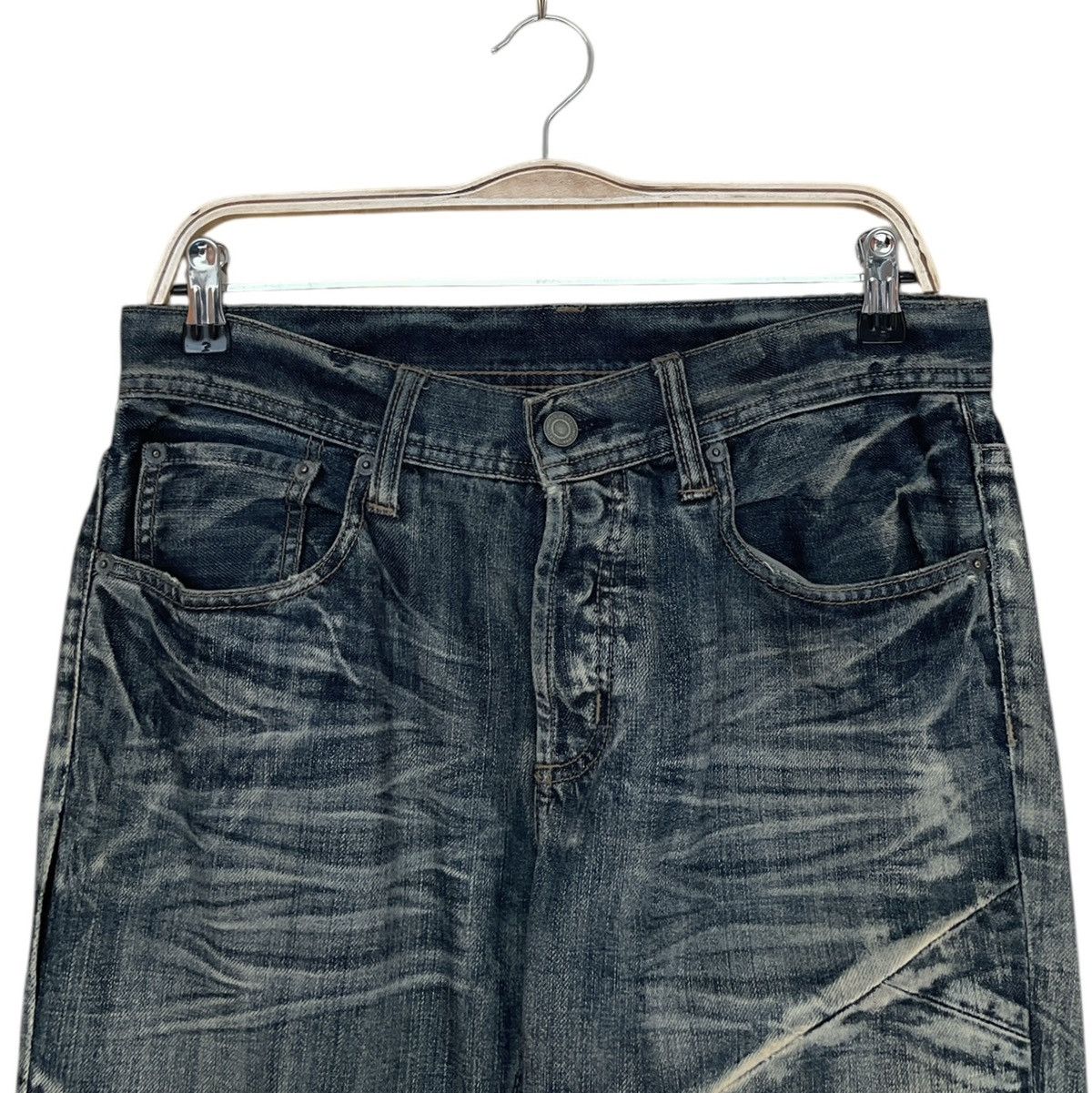 If Six Was Nine × Japanese Brand × Le Grande Bleu (L.G.B.) Vintage Japanese Brand Edge x Rupert Jeans 2000s Size US 31 - 3 Thumbnail