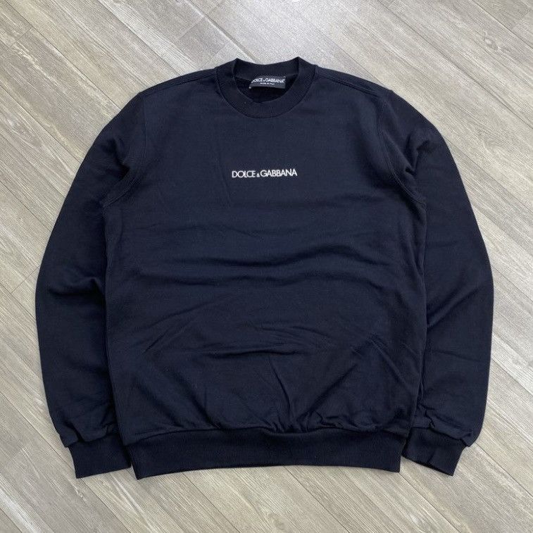 Dolce & Gabbana Luxury Dolce & Gabbana Italy Logo Embroidery Sweatshirt Size US M / EU 48-50 / 2 - 1 Thumbnail