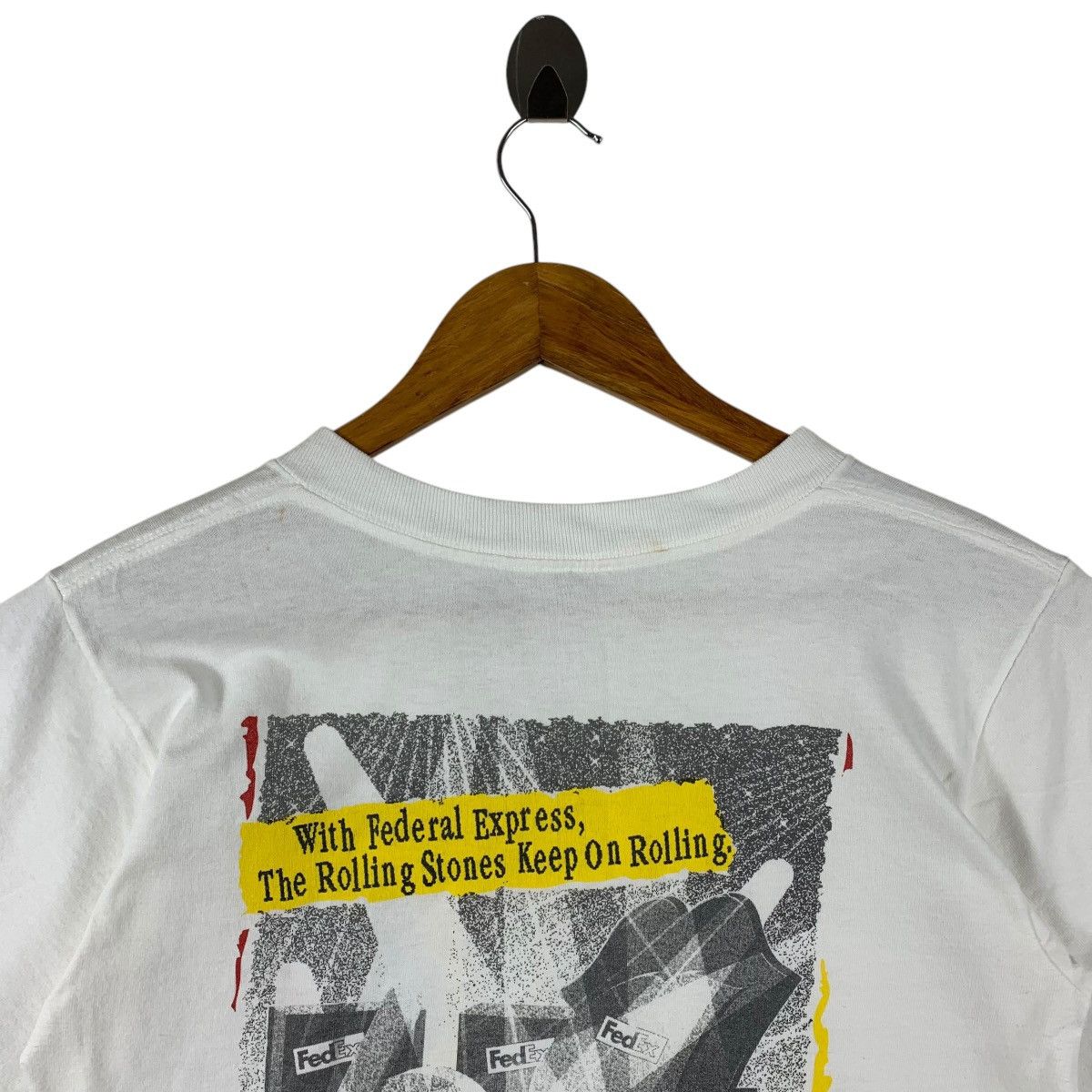 Other Vintage ROLLING STONES fedex express spellout tee Size US XS / EU 42 / 0 - 9 Thumbnail