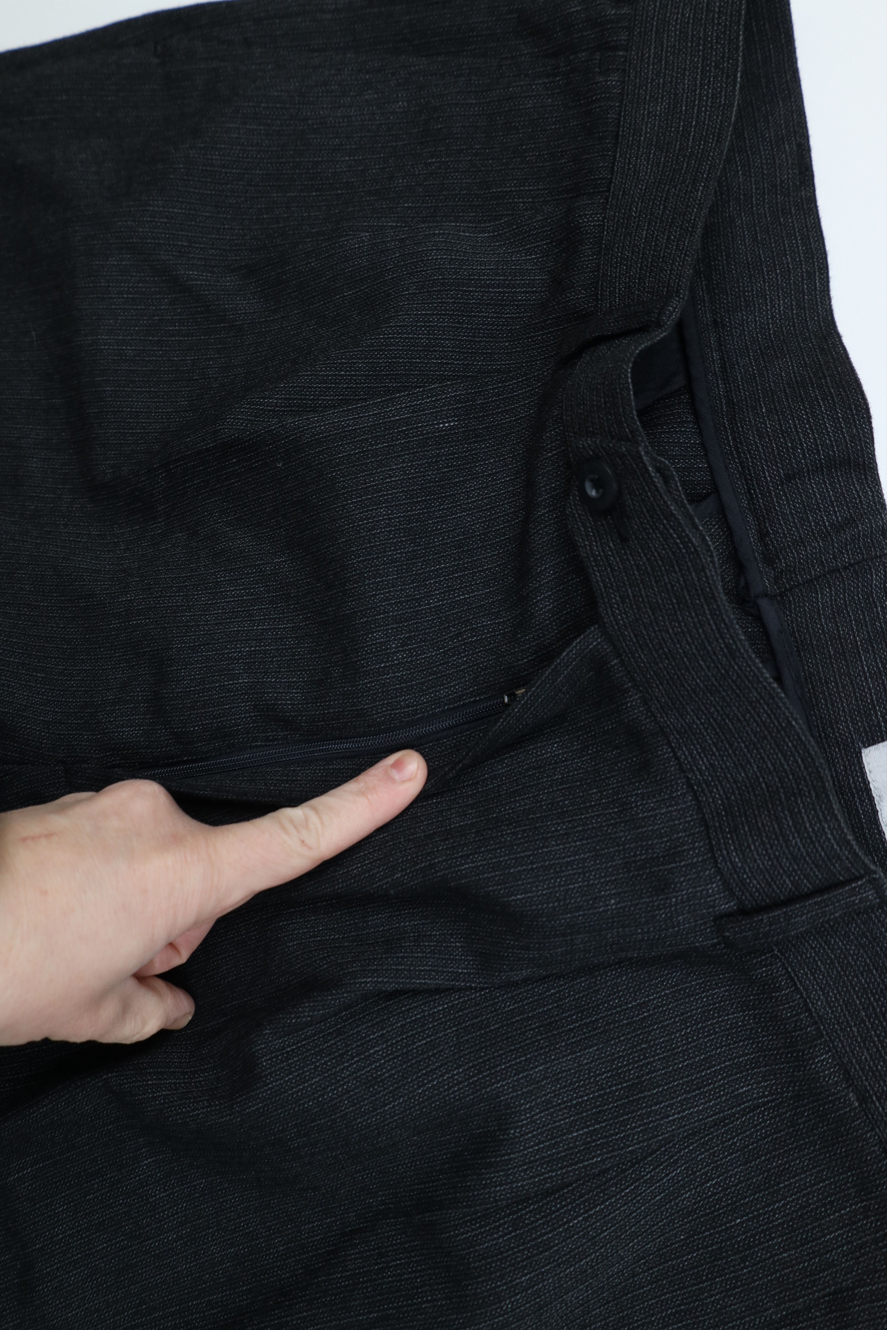 Vintage Vintage 90s Streetwear Rayon Gabardine Wide Leg Chino Pants Size US 34 / EU 50 - 6 Thumbnail
