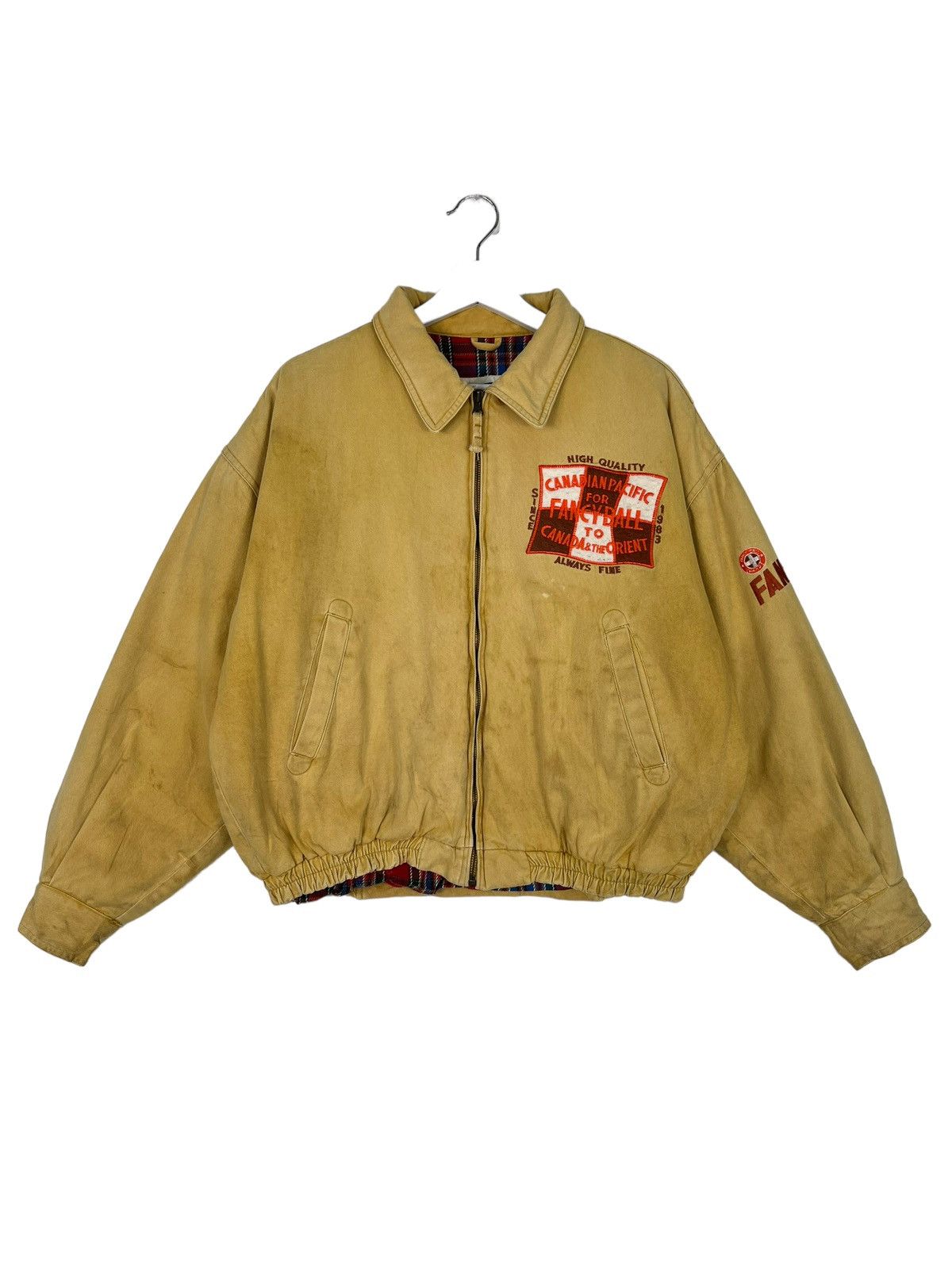 Japanese Brand 🔥 CANADIAN PACIFIC FANCYBALL BOMBER JACKET Size US L / EU 52-54 / 3 - 5 Thumbnail