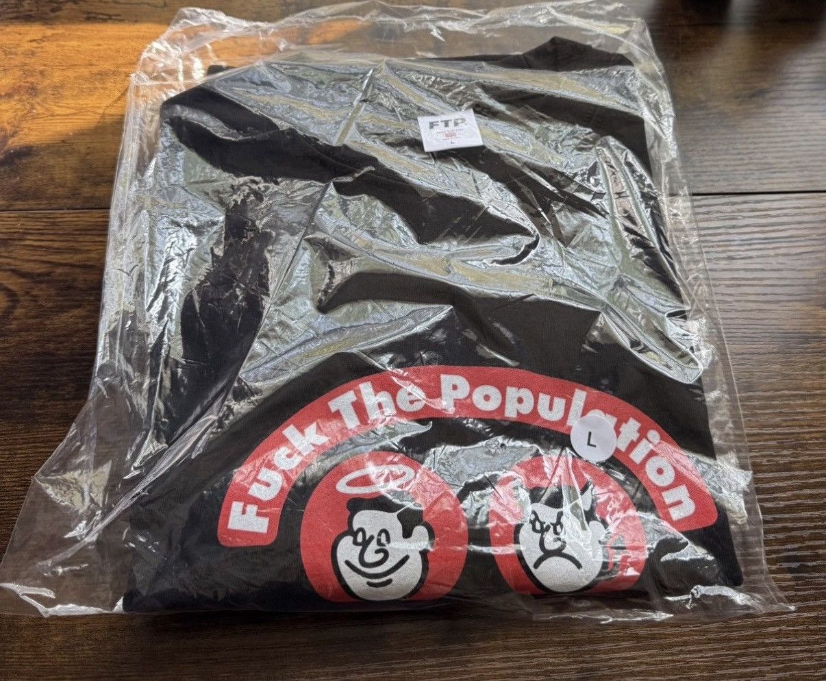 Fuck The Population FTP Good & Bad, Cordura pocket, & Atomic longleeve tee black Size US L / EU 52-54 / 3 - 1 Thumbnail
