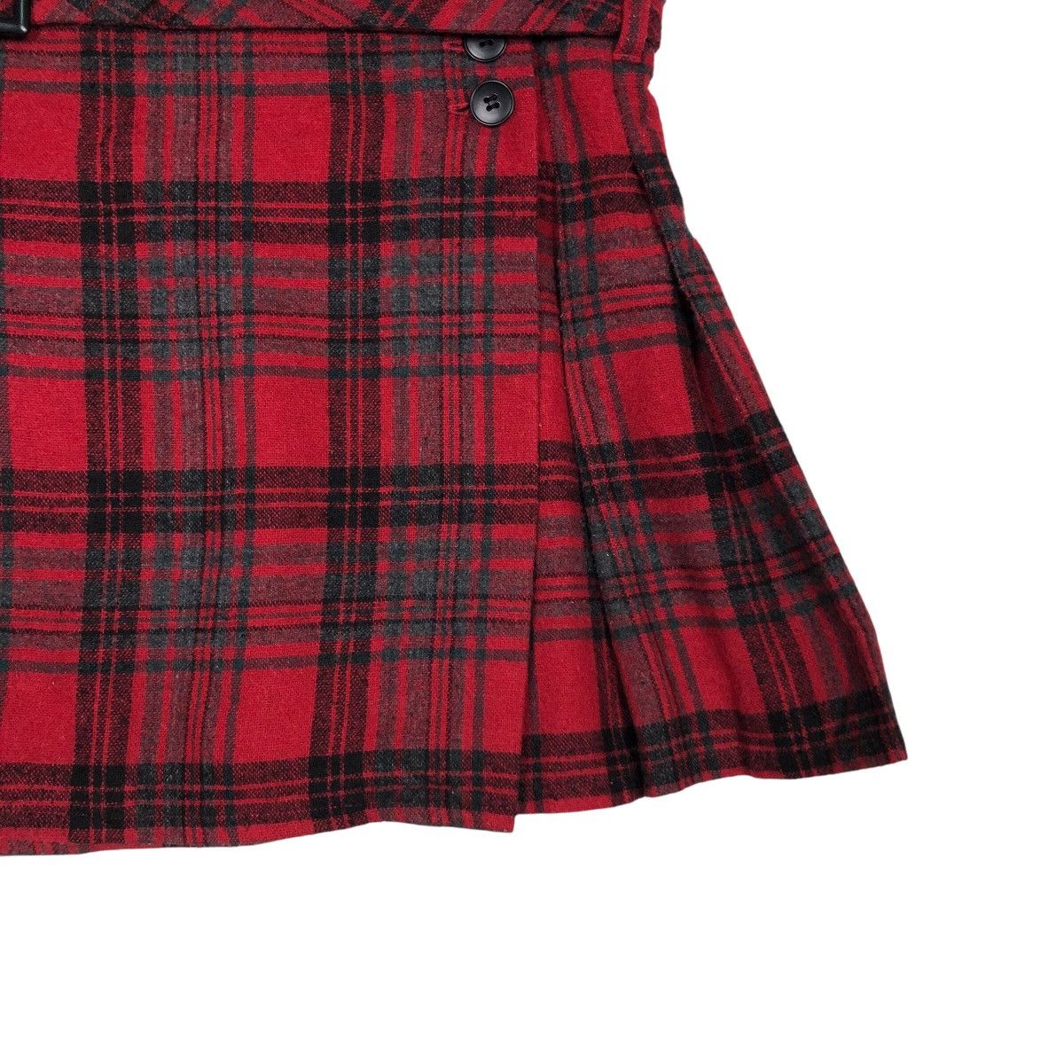 agnes b. 📌Short Skirt Agnes B. Enfant Check Tartan Design Punk Style Size 28" / US 6 / IT 42 - 6 Thumbnail