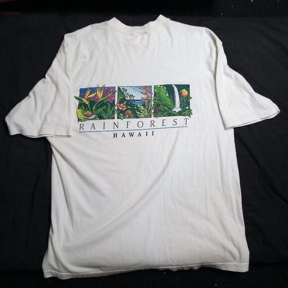 Vintage Vintage Crazy Shirts Rain Forest Hawaii T-Shirt Size US XL / EU 56 / 4 - 6 Thumbnail