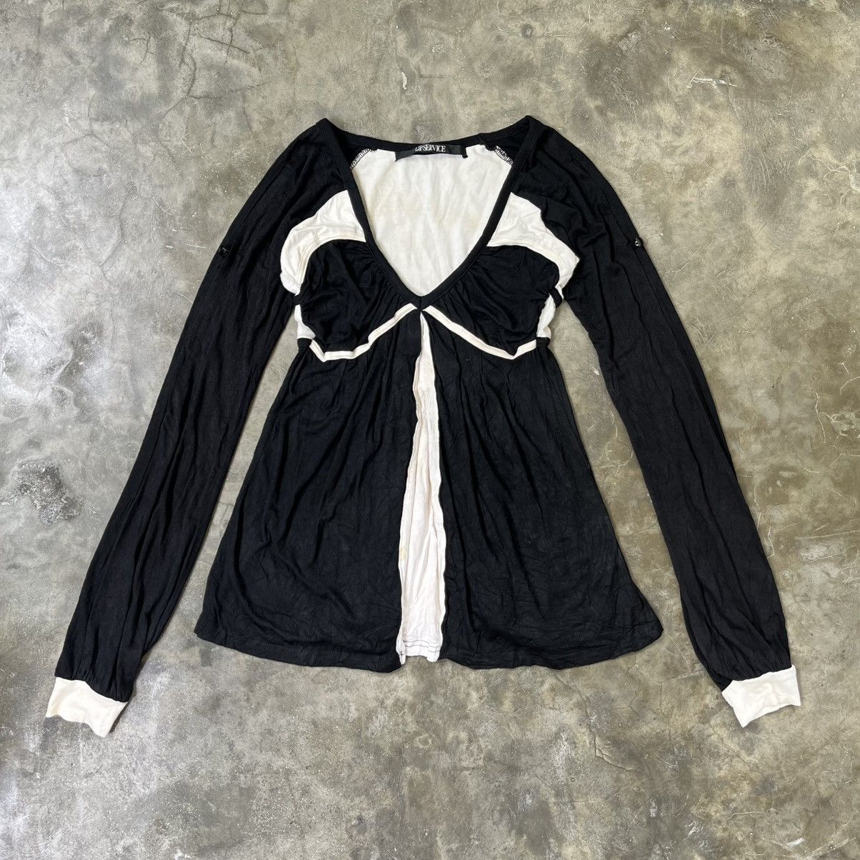 Lip Service Lip Service Two Tone LS Shirt Size S / US 4 / IT 40 - 1 Thumbnail
