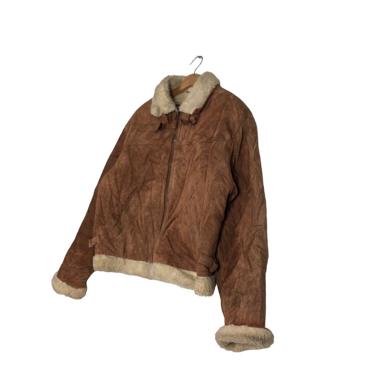 Japanese Brand 🔥Vtg Biker Leather Jacket Shearling Japan Pitch 45 Size US M / EU 48-50 / 2 - 2 Thumbnail