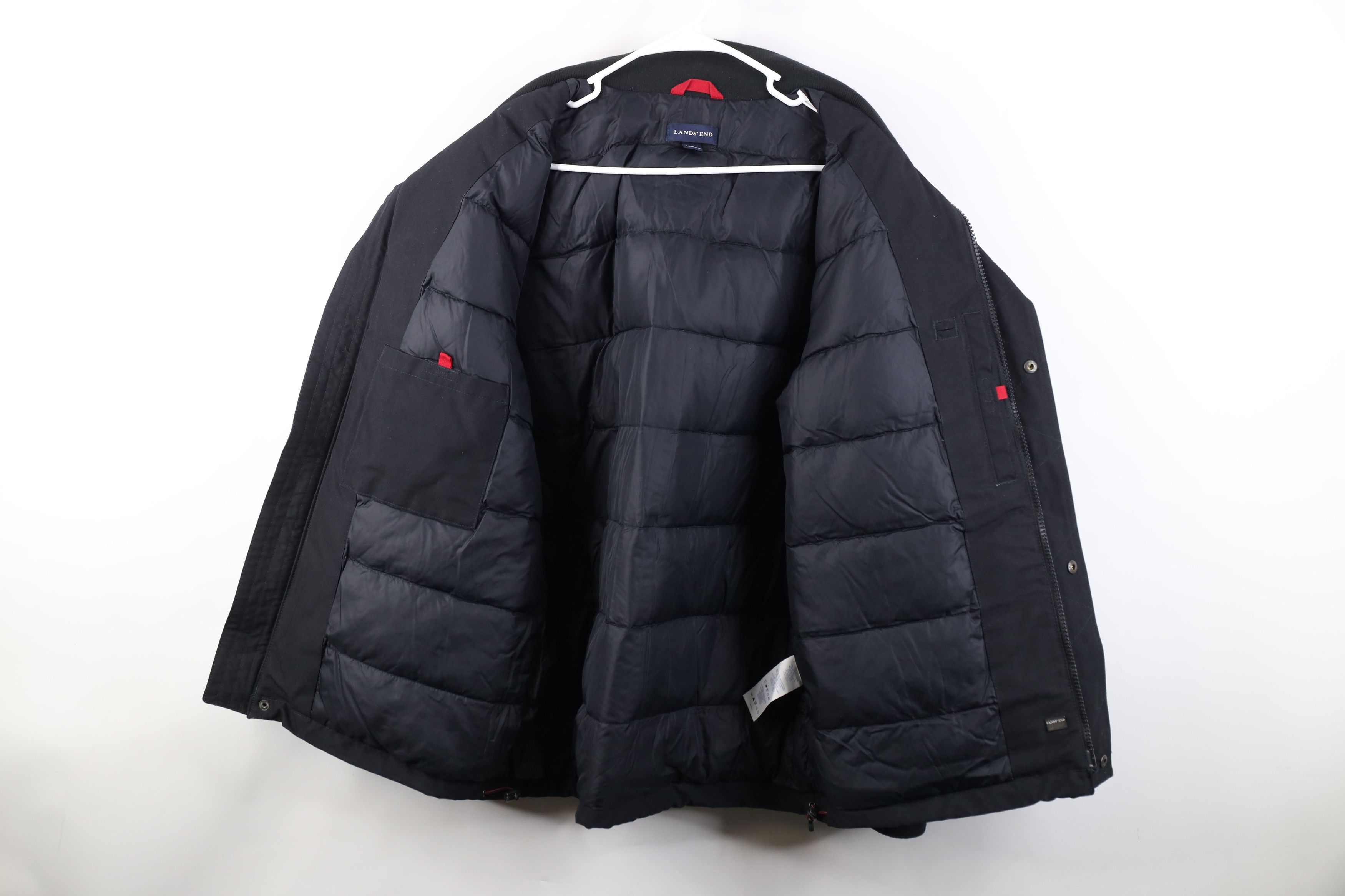Lands' End Vintage Lands End Mens Insulated Utility Chore Jacket Black Size US M / EU 48-50 / 2 - 10 Thumbnail