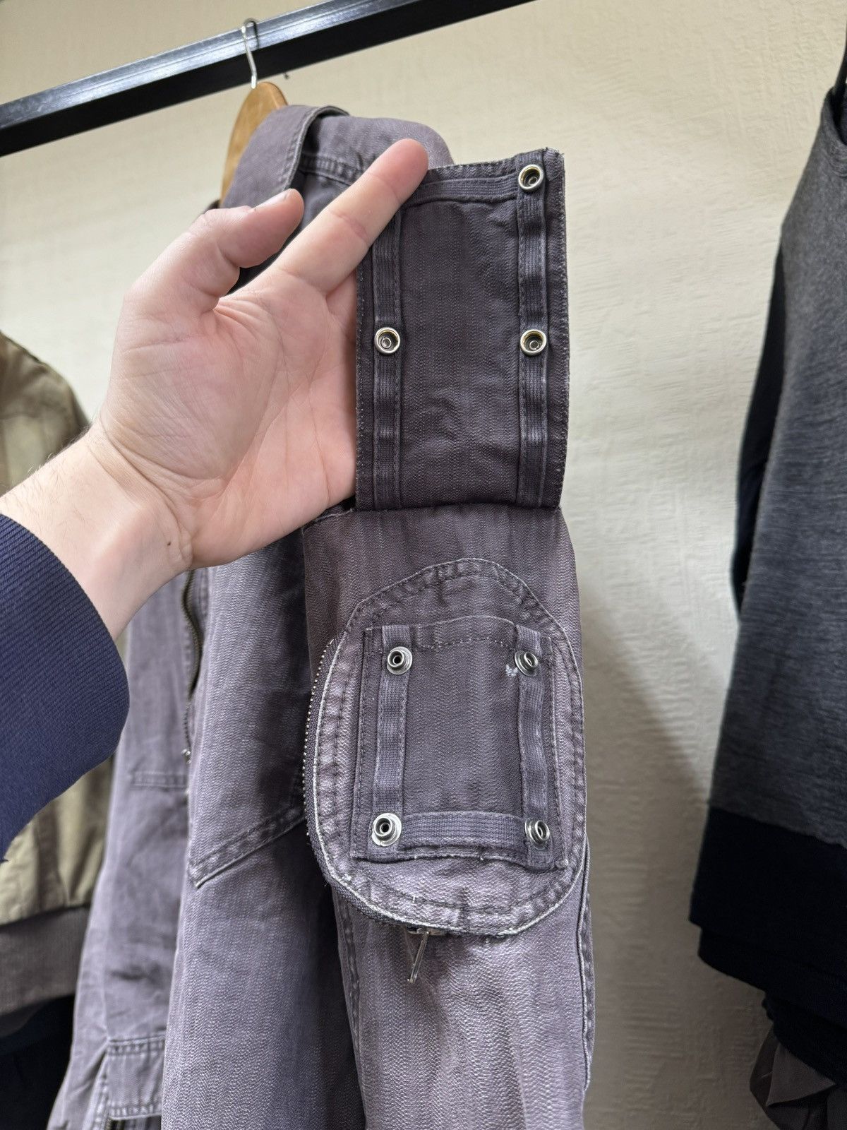 Japanese Brand Vintage Faded Cargo Junya Watanabe IfSixWasNine Style Jacket Size US L / EU 52-54 / 3 - 4 Thumbnail
