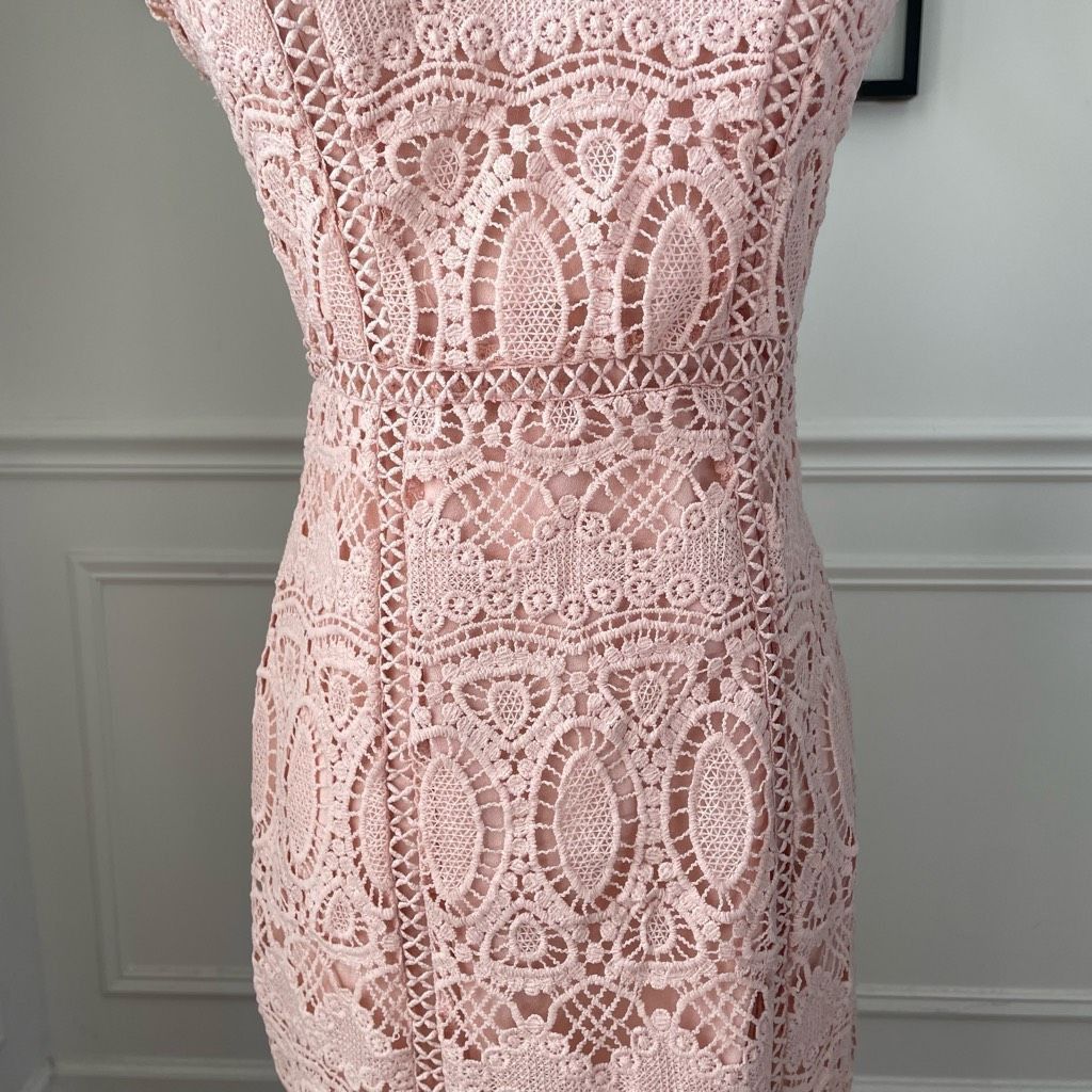 Other J.O.A. Ballet Blush Pink Crochet Lace Dress XS Size XS / US 0-2 / IT 36-38 - 4 Thumbnail