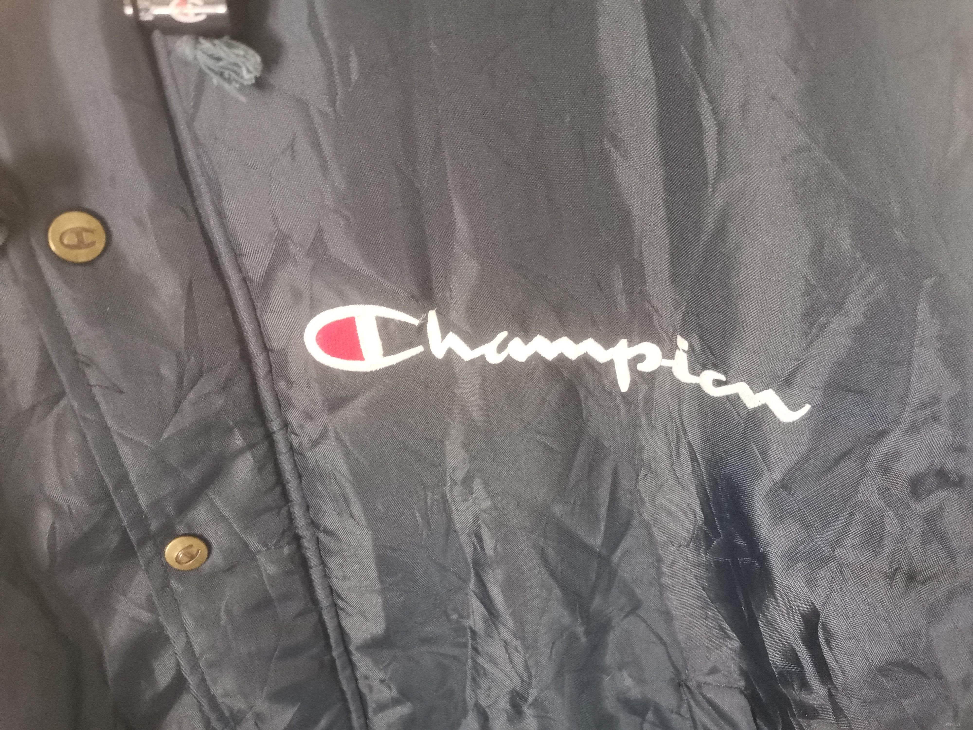Champion × Vintage Rare Vintage Champion long jacket blue colour Size US L / EU 52-54 / 3 - 5 Thumbnail