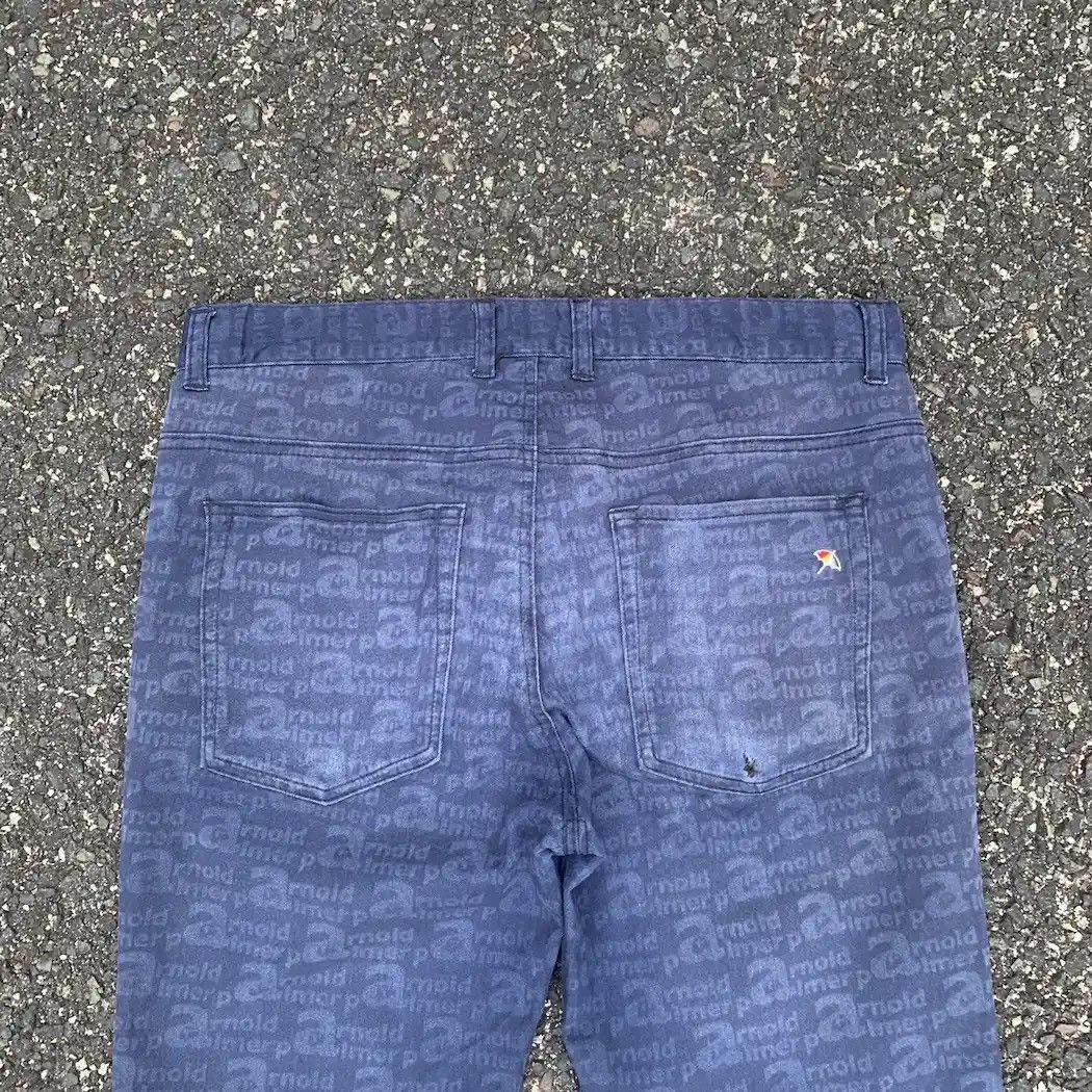 Japanese Brand 💥1990’s VINTAGE ARNOLD PALMER 32x32 TROUSERS MONOGRAM PANTS Size US 32 / EU 48 - 11 Thumbnail