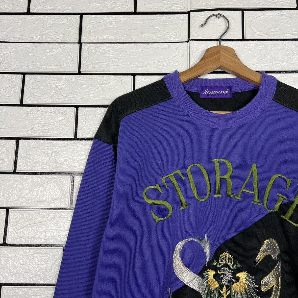 Japanese Brand Vintage Embroidered Big Logo Crewneck Sweatshirt #4176-C191 Size US M / EU 48-50 / 2 - 4 Thumbnail