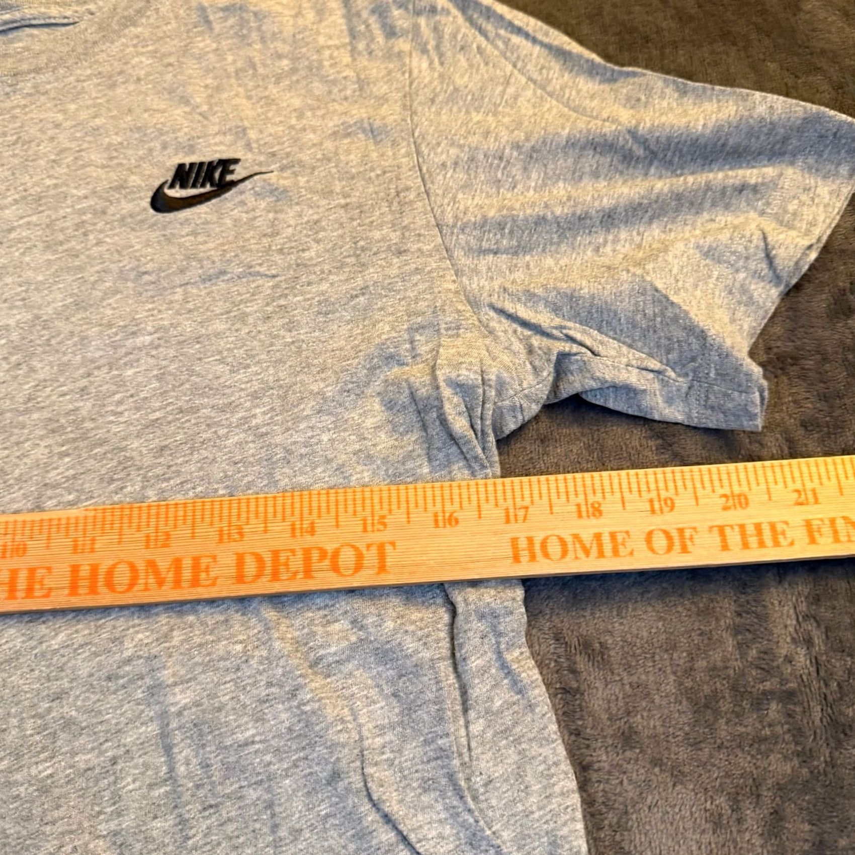 Nike Nike Gray T-Shirt Short Sleeve Crew Neck Basic Logo Tee Mens Small Size US S / EU 44-46 / 1 - 7 Thumbnail