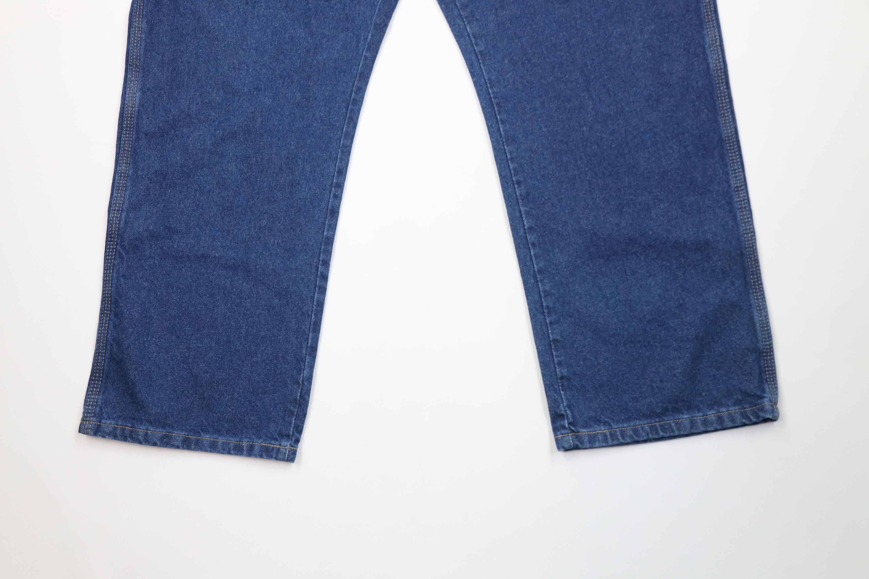Dickies Deadstock Vintage Y2K Dickies Wide Leg Dungaree Jeans Blue Size US 42 / EU 58 - 4 Thumbnail