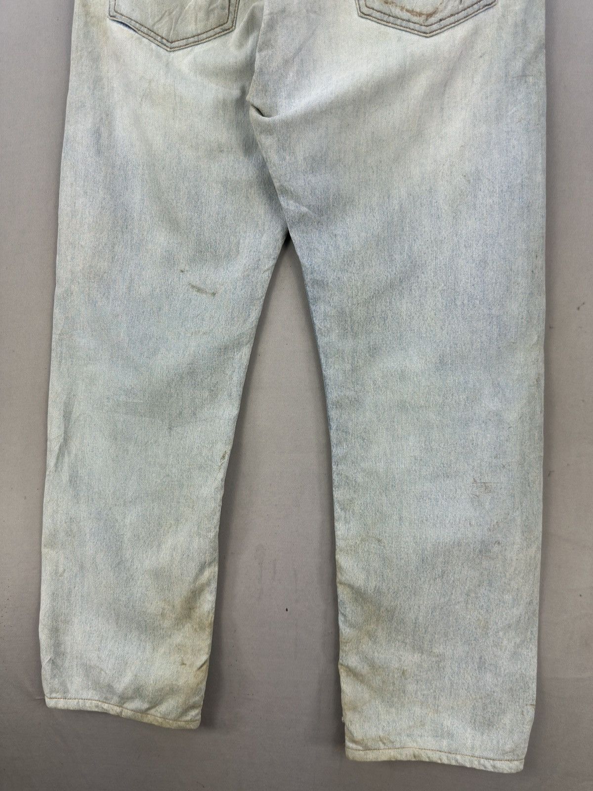 Levi's Levi’s 505 Blank Tab Regular Fit Light Washed Jeans Size US 34 / EU 50 - 8 Thumbnail