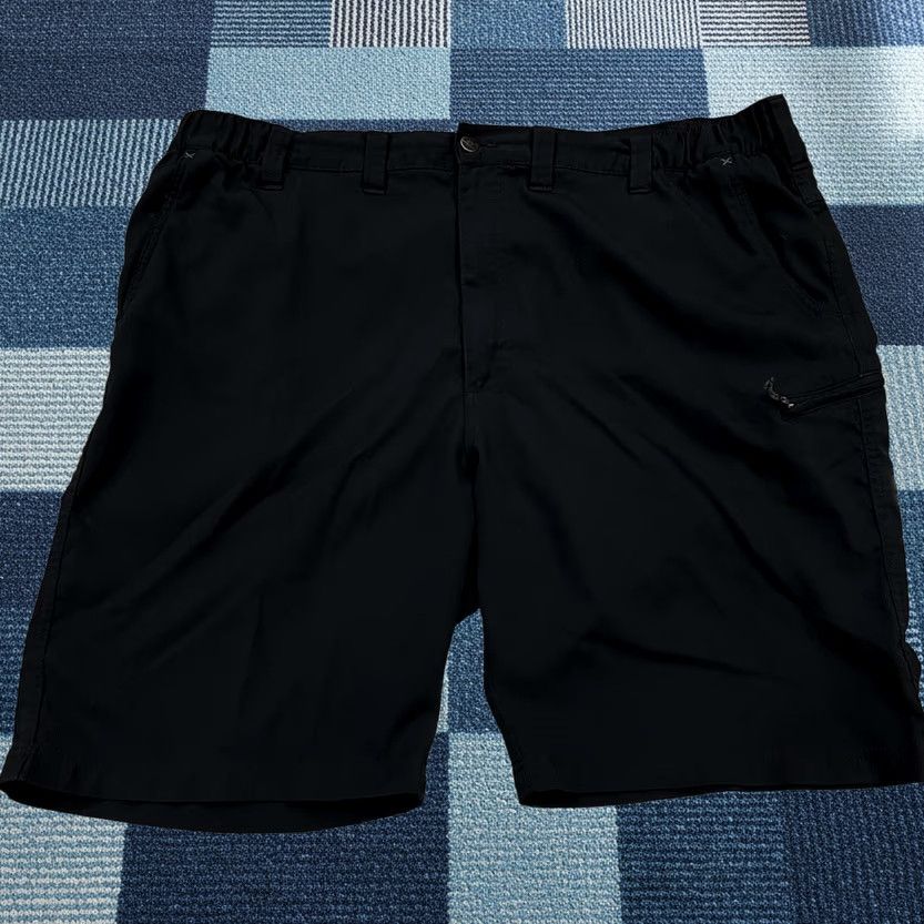 Wrangler VINTAGE_Black Wrangler Cargo Shorts Mens 44 10" Inseam Zip Pocket Travel Outdoors Polyester Size US 44 / EU 60 - 1 Thumbnail